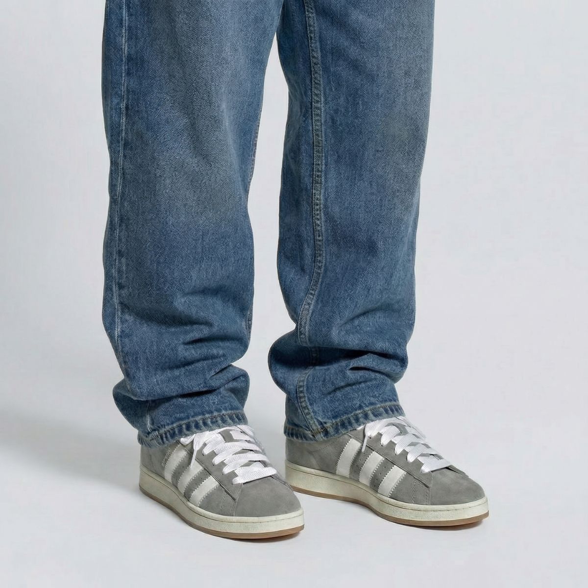 adidas gazelle silver green womens Fat Laces for Adidas Campus