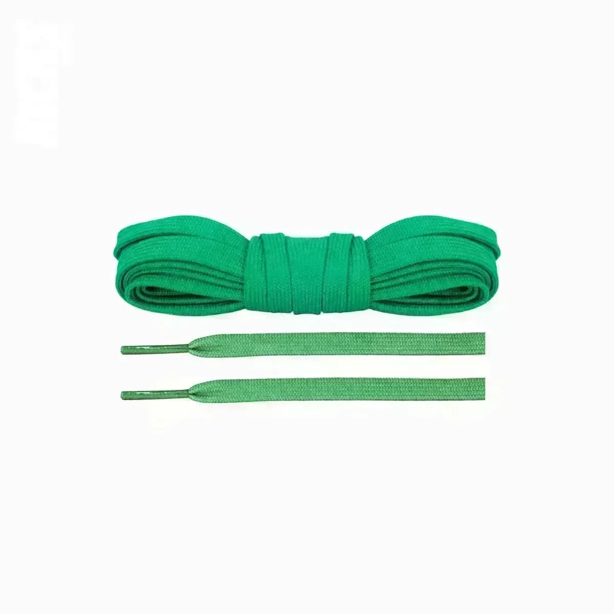 Green replacement laces for Adidas Copa Pure 3 Astro Turf soccer shoes by Kicks Shoelaces