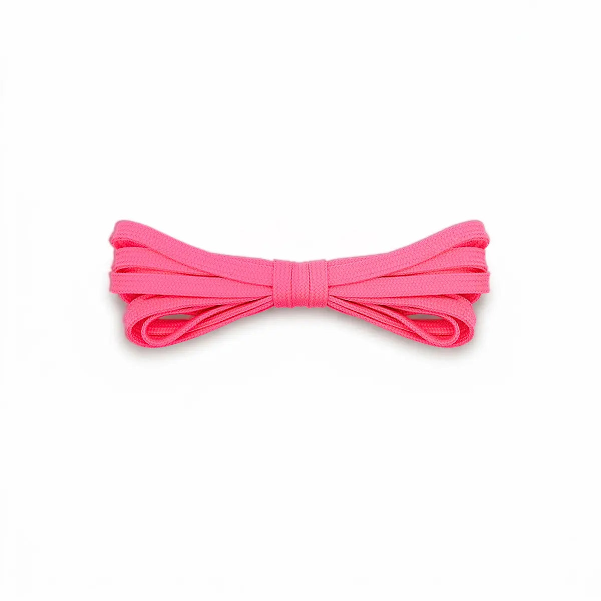 Hot pink replacement laces for Adidas Predator 24 soccer cleats by Kicks Shoelaces.