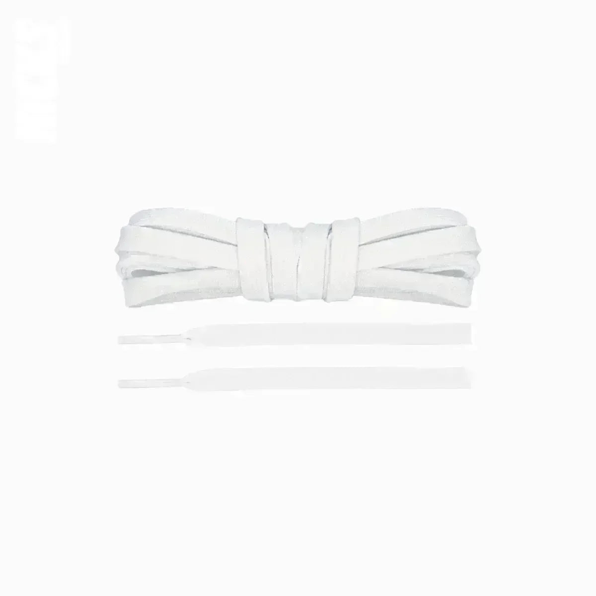 White replacement laces for Adidas Ultrabounce sneakers by Kicks Shoelaces