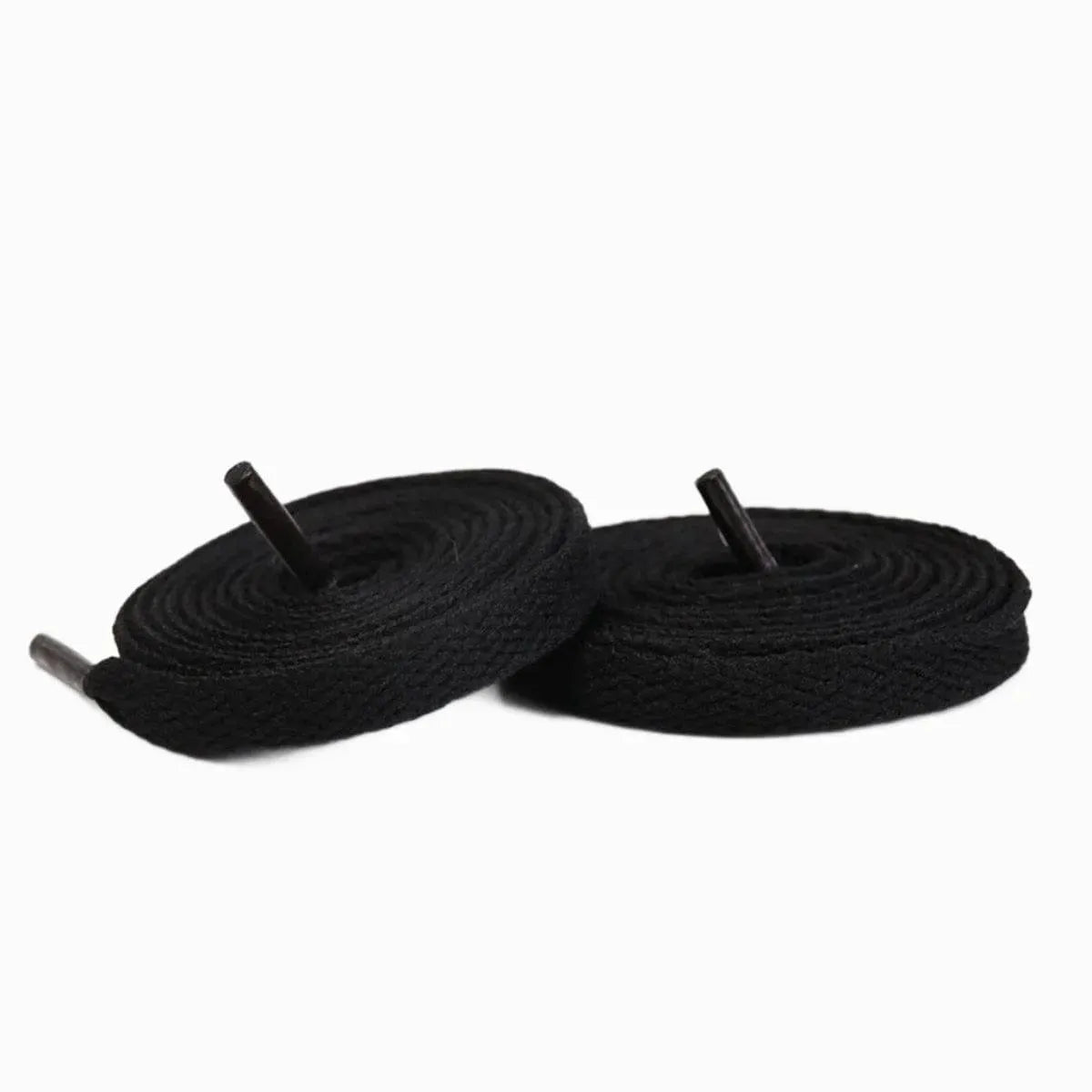Jordan University Blue sneakers with black shoelaces for shoes, sneakers, and trainers by Kicks Shoelaces.