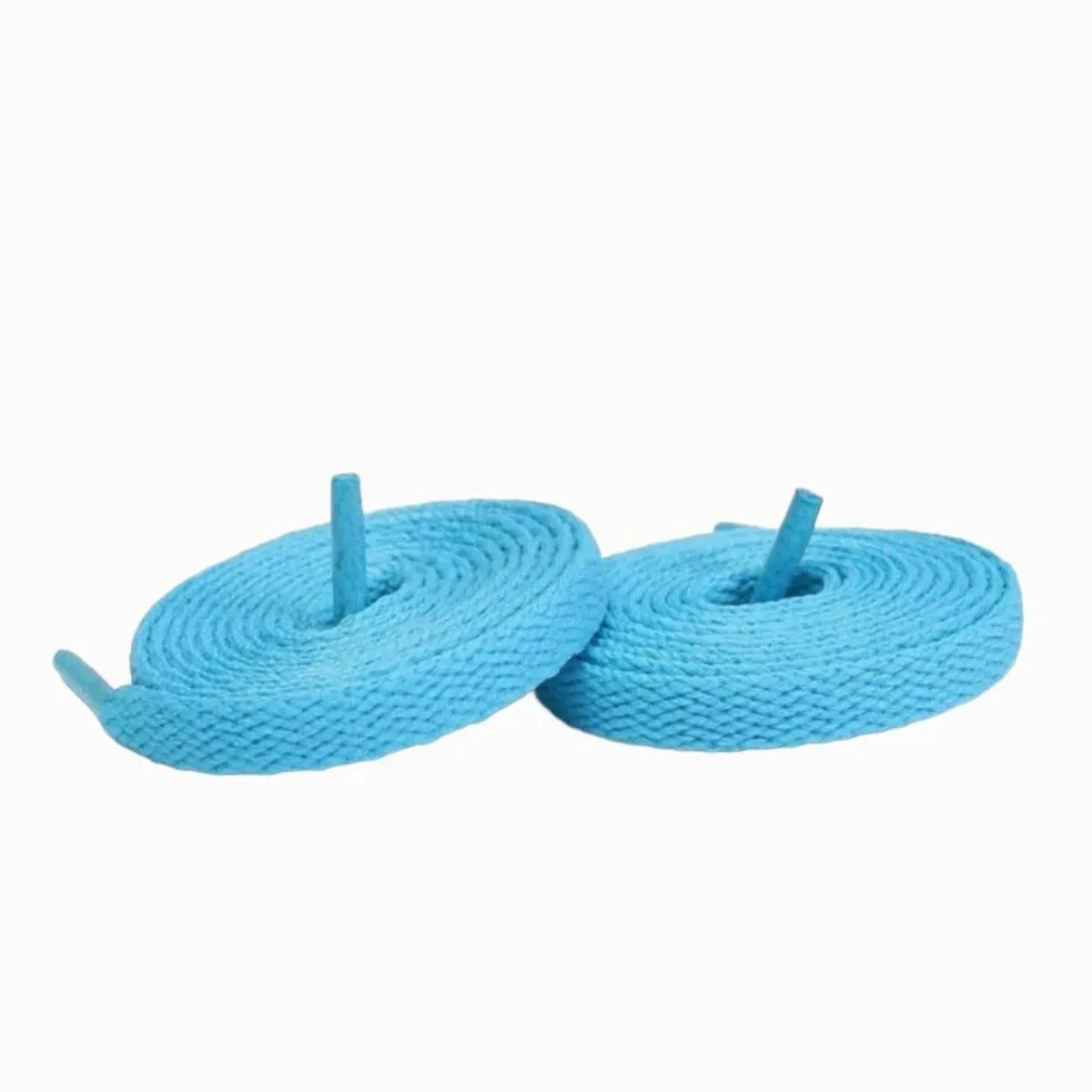 Jordan University Blue sneakers with pastel blue shoelaces for shoes, sneakers, and trainers by Kicks Shoelaces.