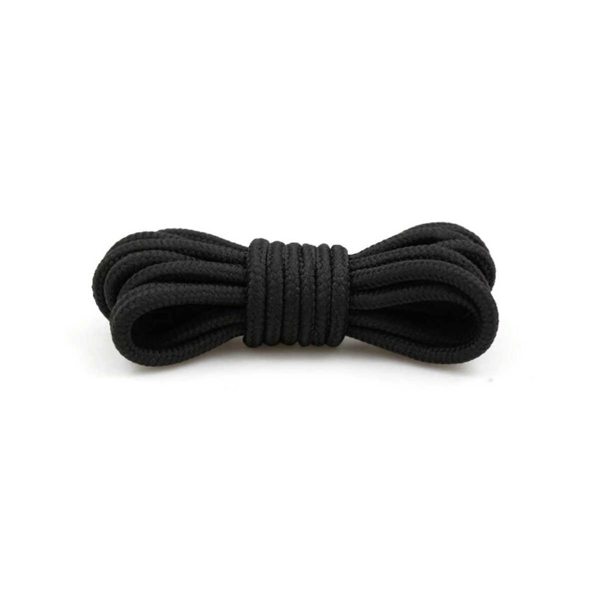 Black replacement laces for Nike Air Max 95 sneakers, round shoelaces by Kicks Shoelaces