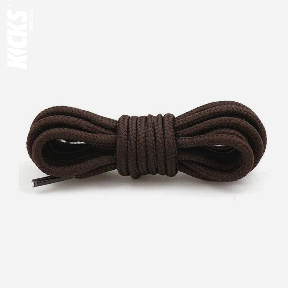 Dark Brown replacement round shoelaces for Nike Air Max 97 shoes and sneakers