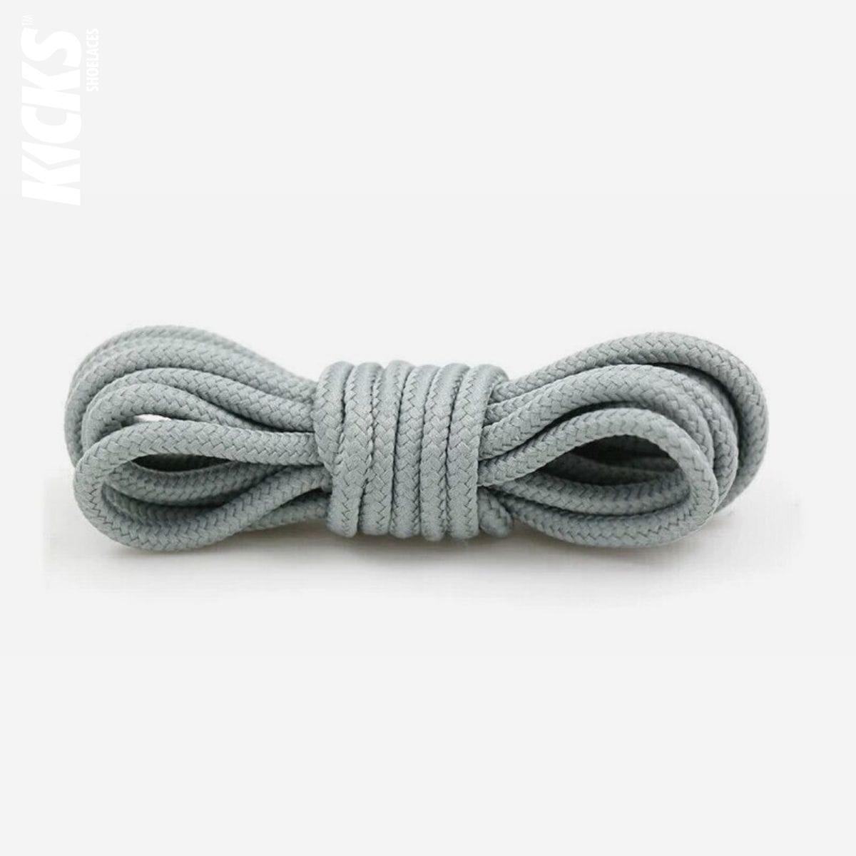 Light Grey replacement round shoelaces for Nike Air Max 97 shoes and sneakers