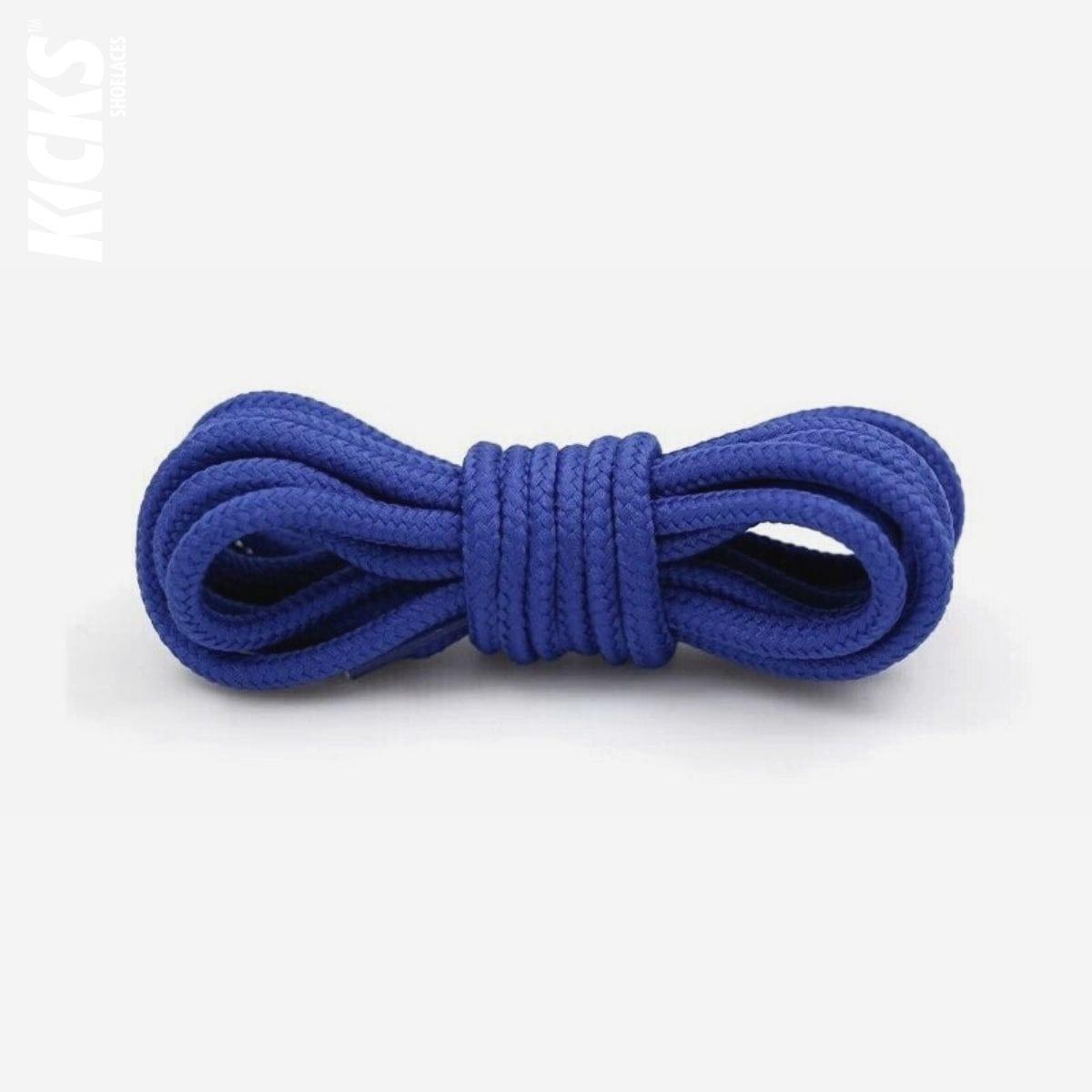 Royal blue replacement round shoelaces for Nike Air Max 97 shoes and sneakers