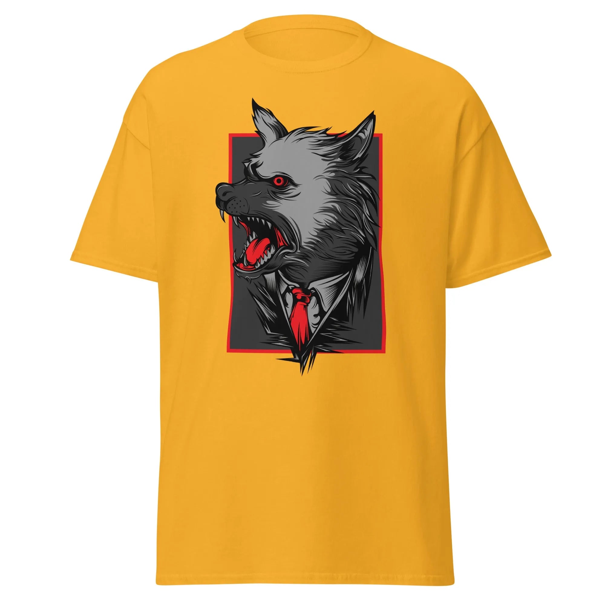 Angry Wolf Mens Graphic Tee - Kicks Shoelaces