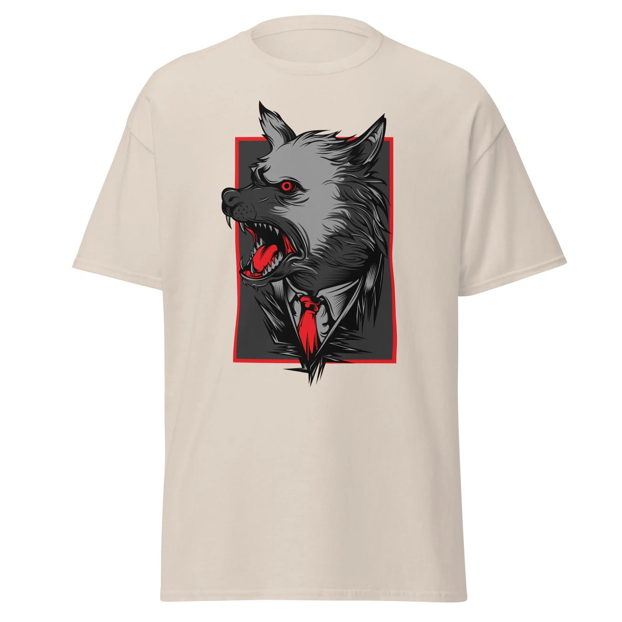 Angry Wolf Mens Graphic Tee - Kicks Shoelaces