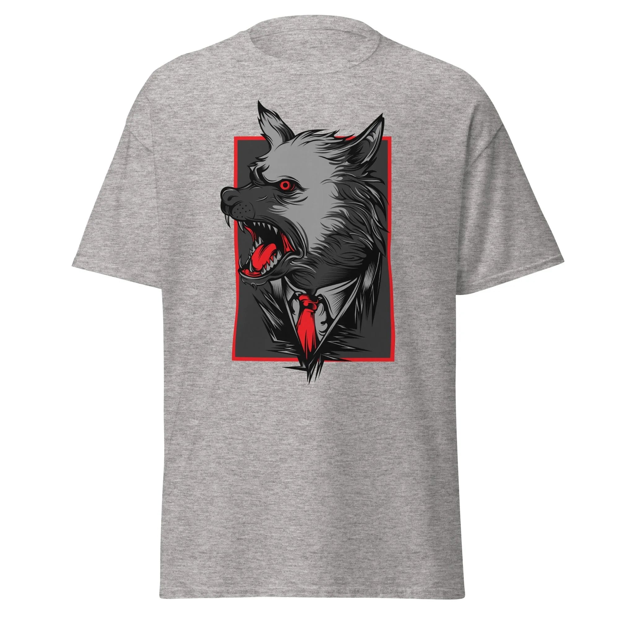 Angry Wolf Mens Graphic Tee - Kicks Shoelaces