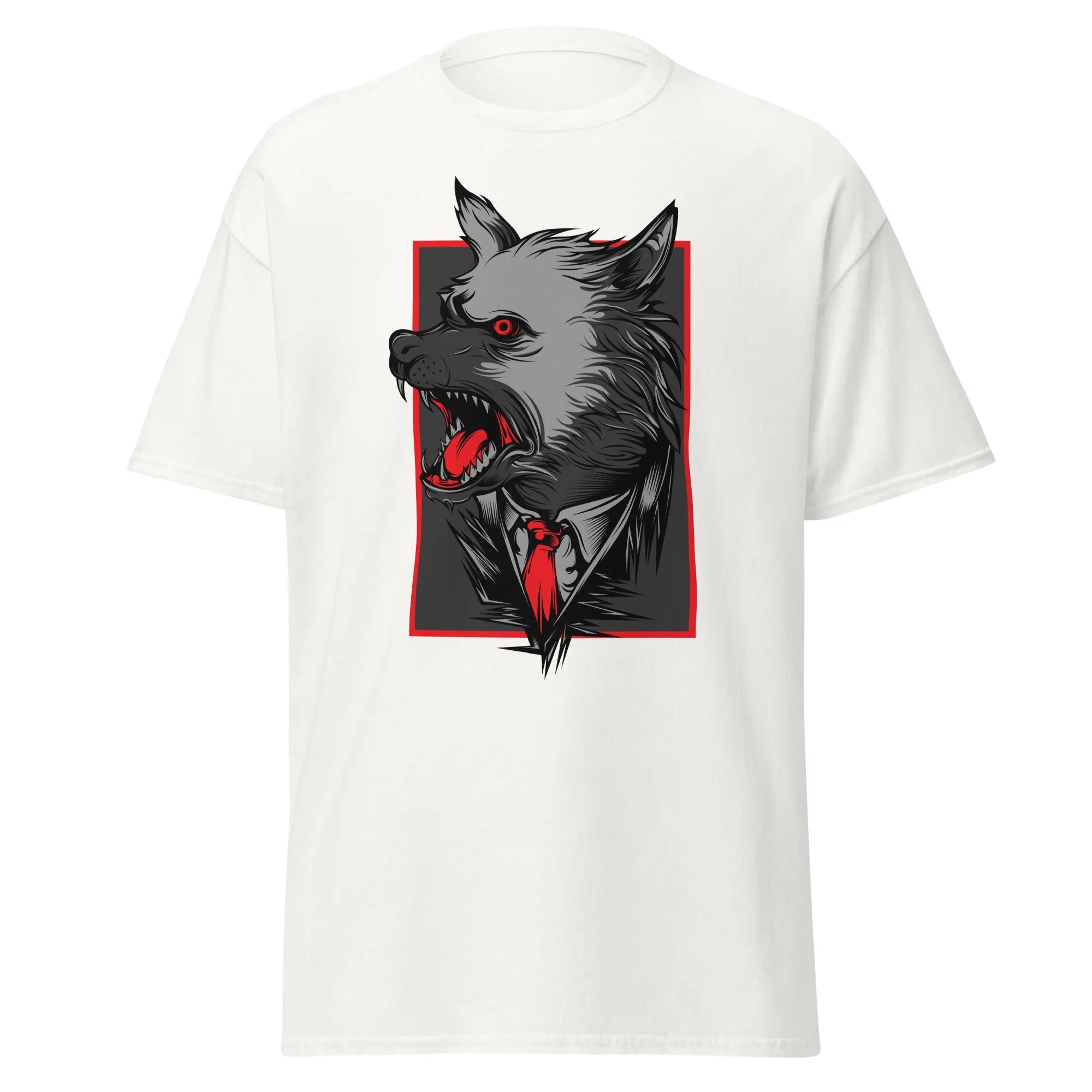 Angry Wolf Mens Graphic Tee - Kicks Shoelaces