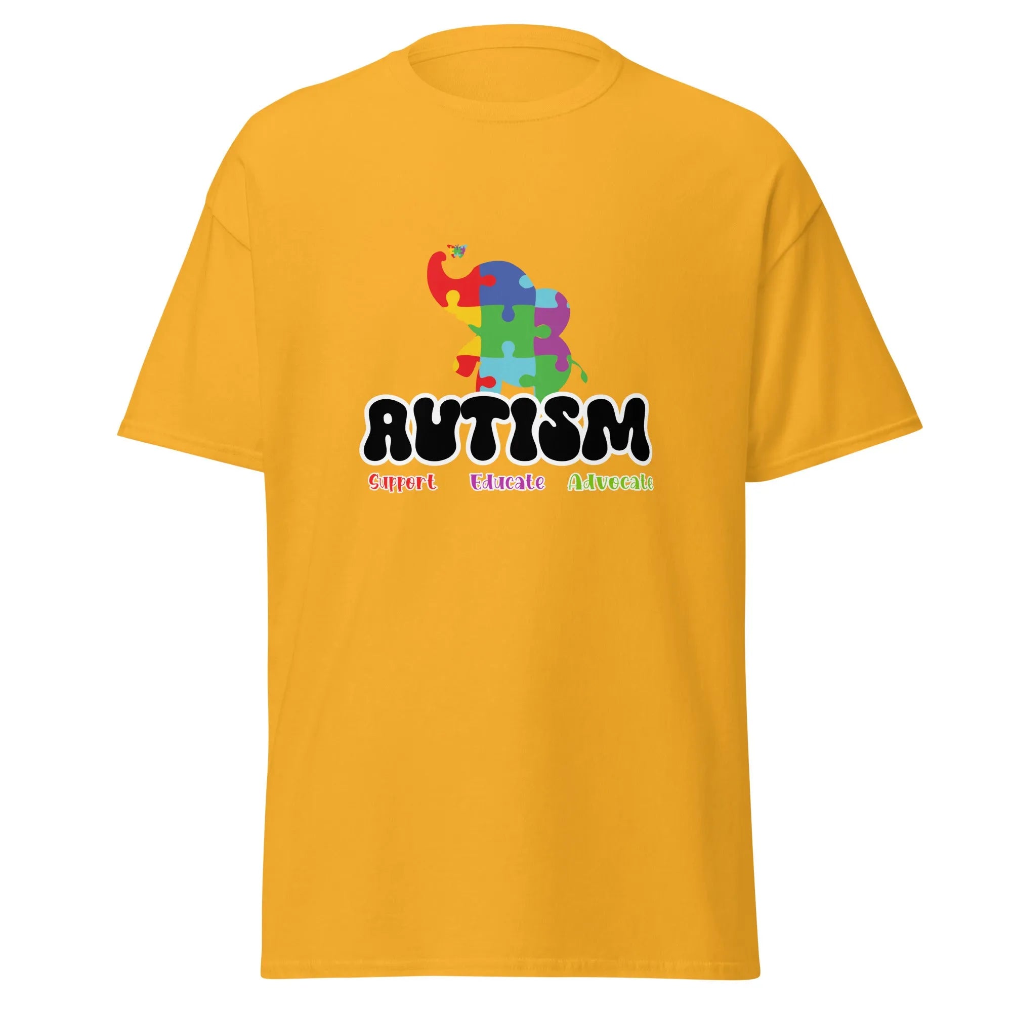 Autism Elephant Mens Custom T Shirt - Kicks Shoelaces