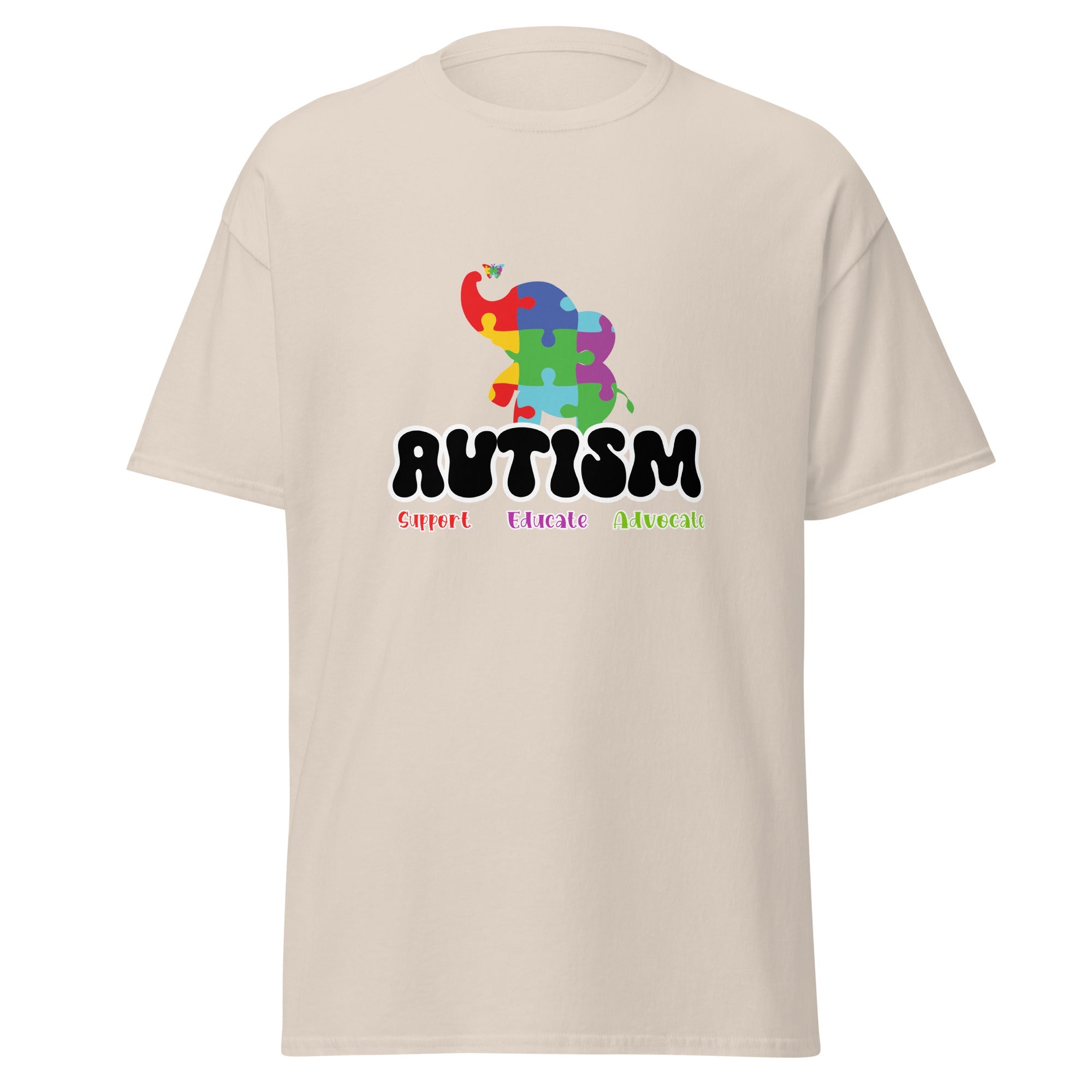 Autism Elephant Men s T Shirt