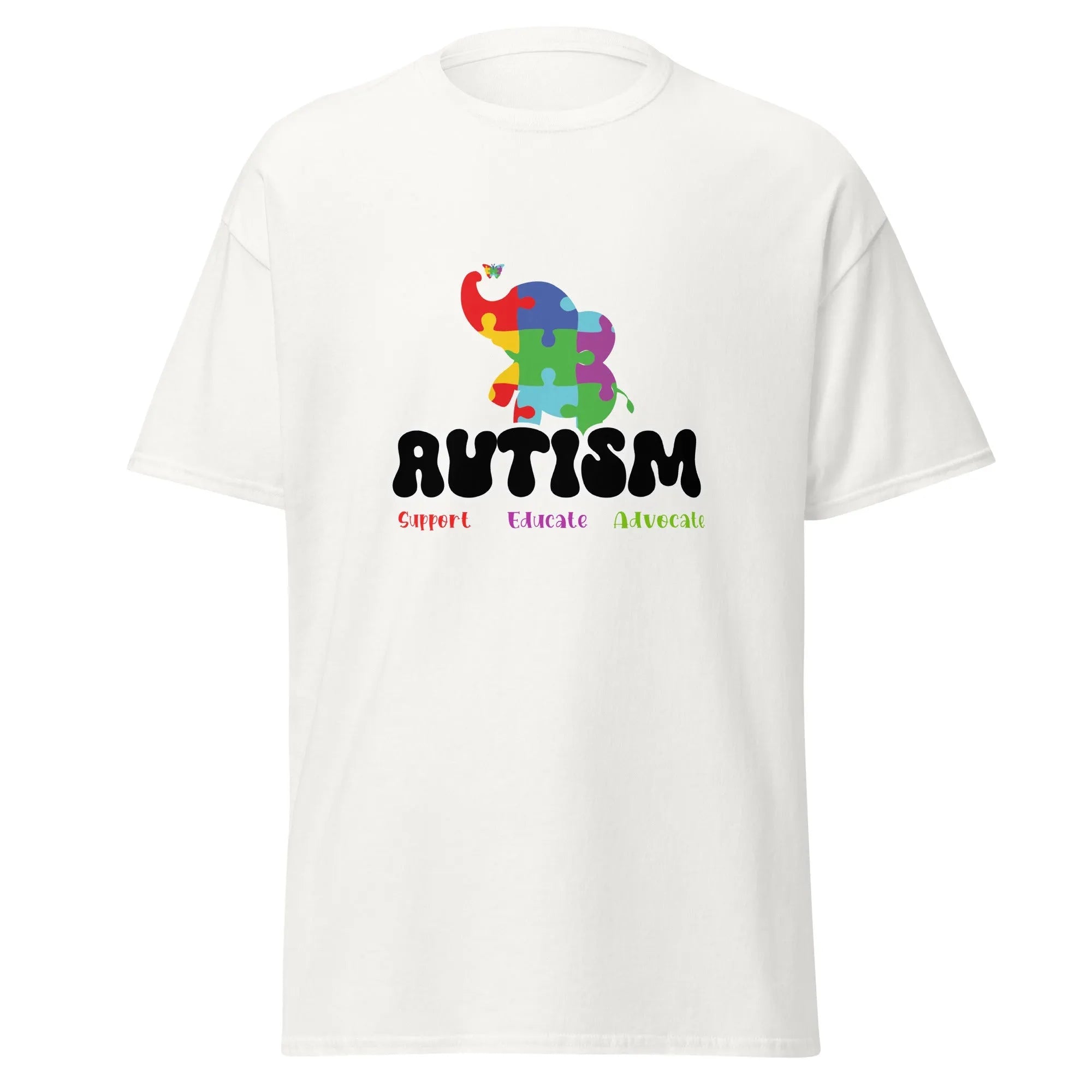 Autism Elephant Mens Custom T Shirt - Kicks Shoelaces