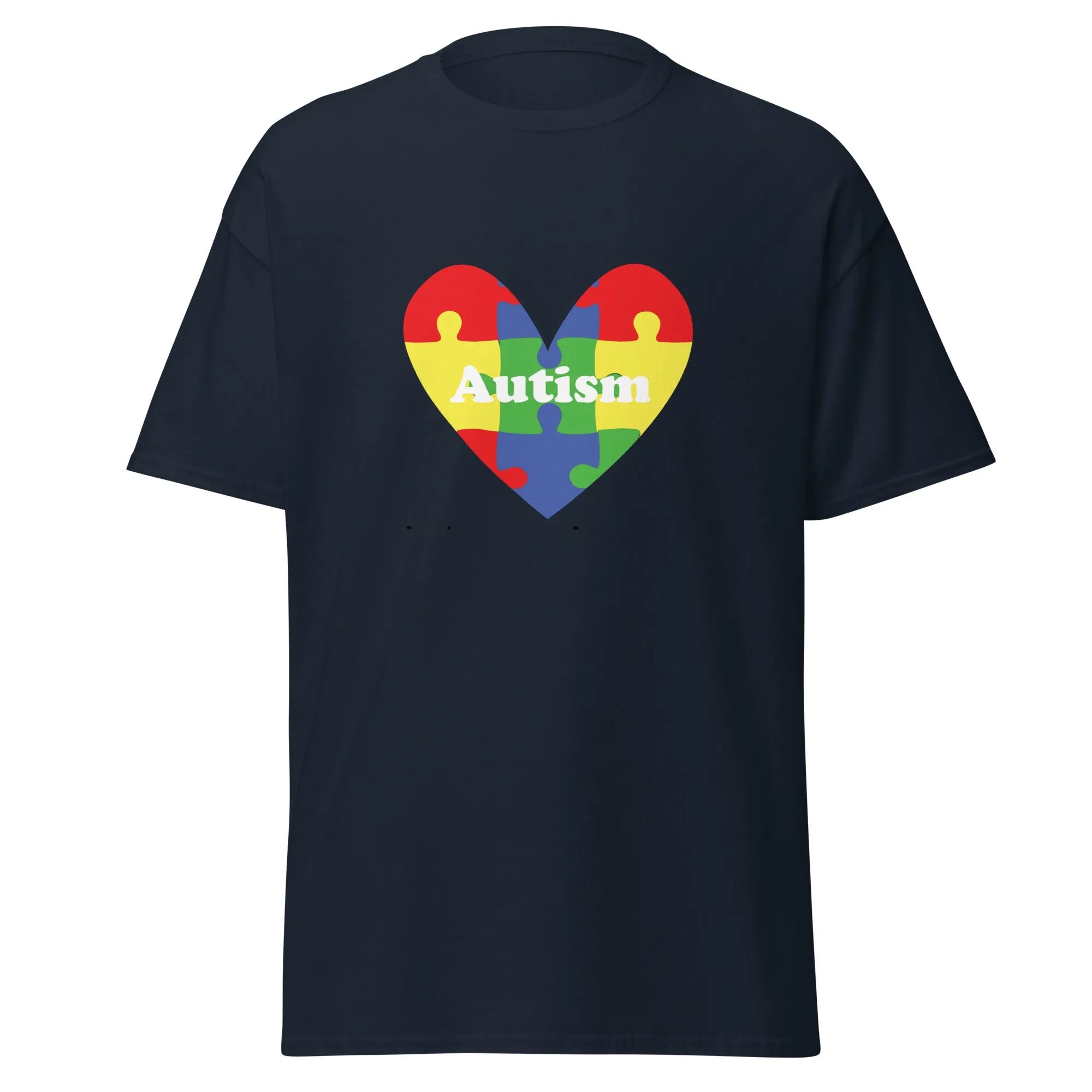 Autism Heart Mens Custom T Shirt - Kicks Shoelaces