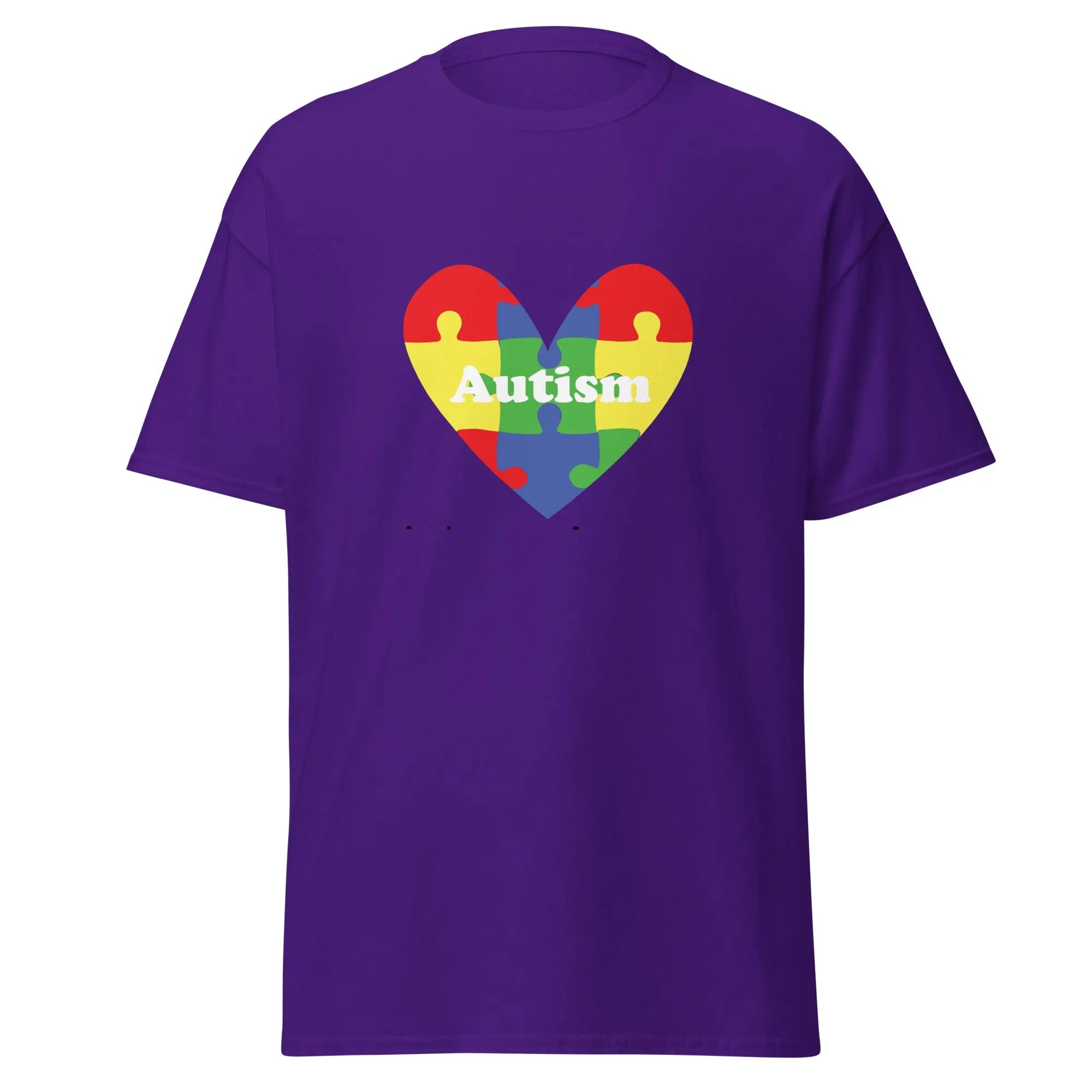 Autism Heart Mens Custom T Shirt - Kicks Shoelaces