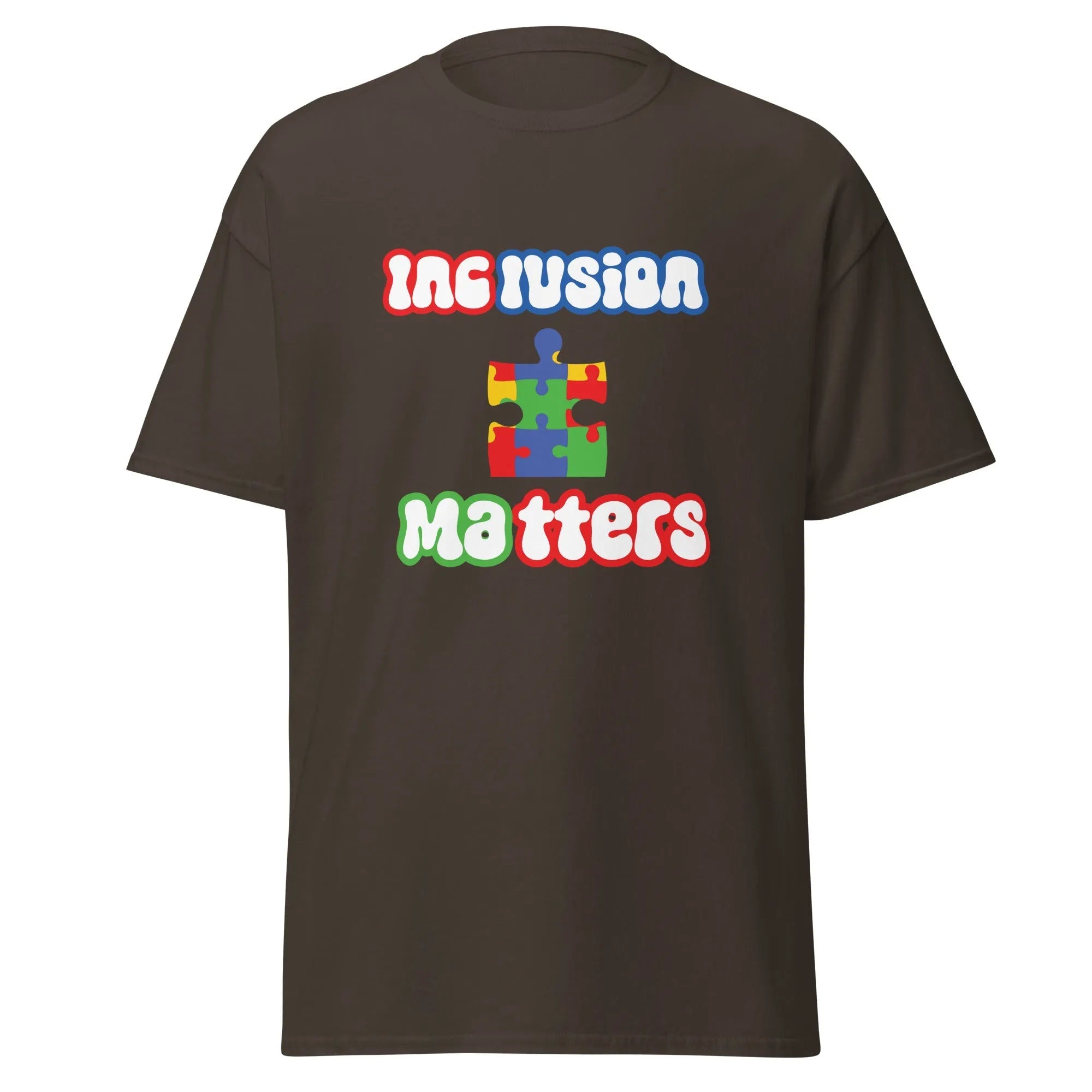 Autism Inclusion Matters Mens Custom T Shirt - Kicks Shoelaces