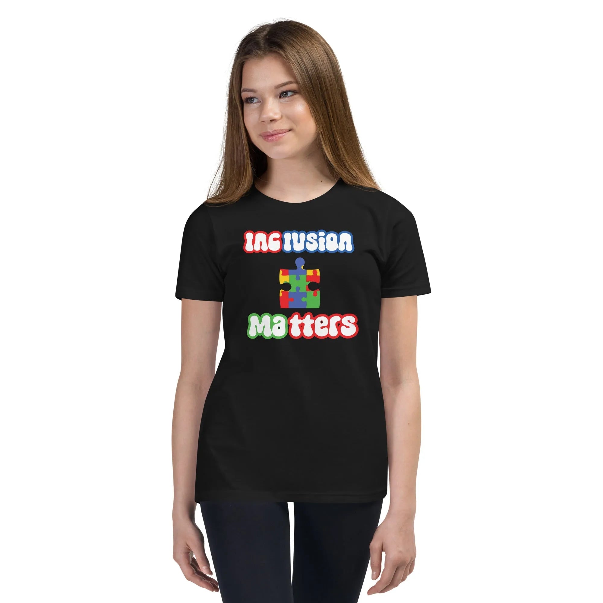Autism Inclusion Matters Youth Graphic Tees - Kicks Shoelaces