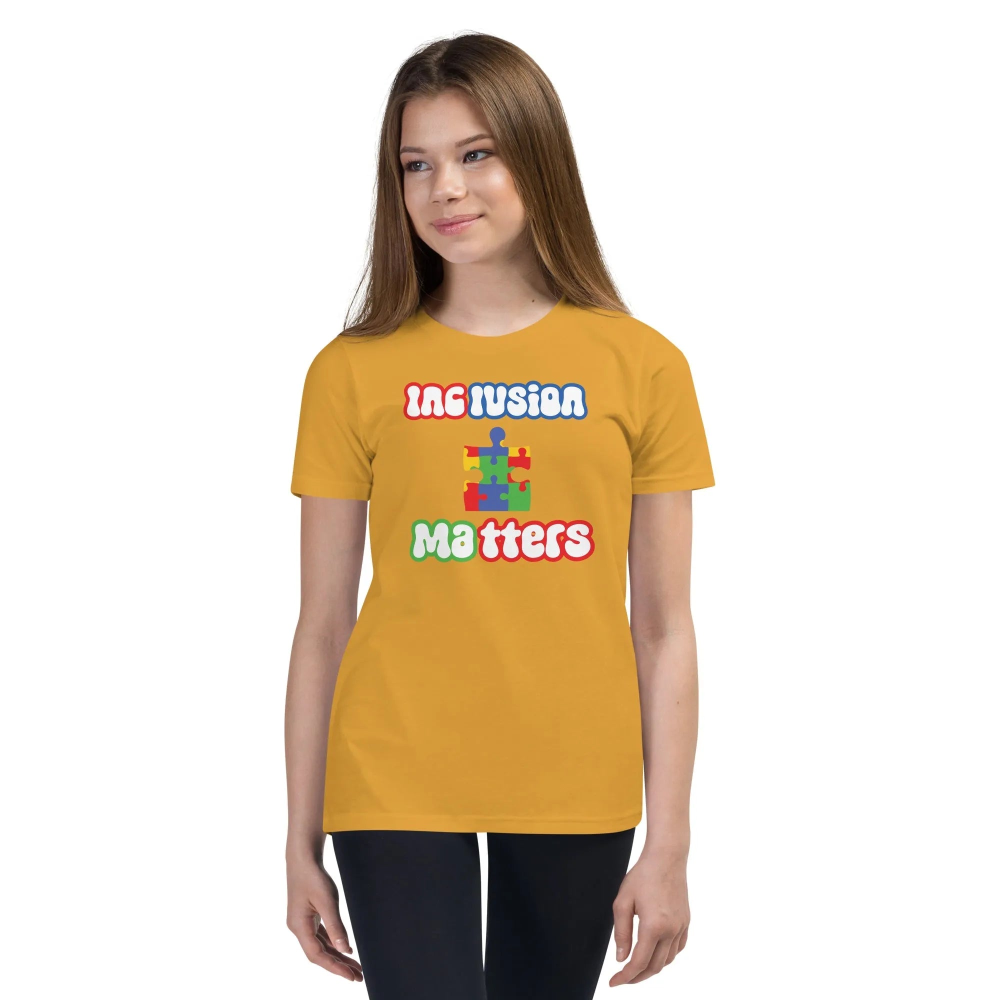 Autism Inclusion Matters Youth Graphic Tees - Kicks Shoelaces