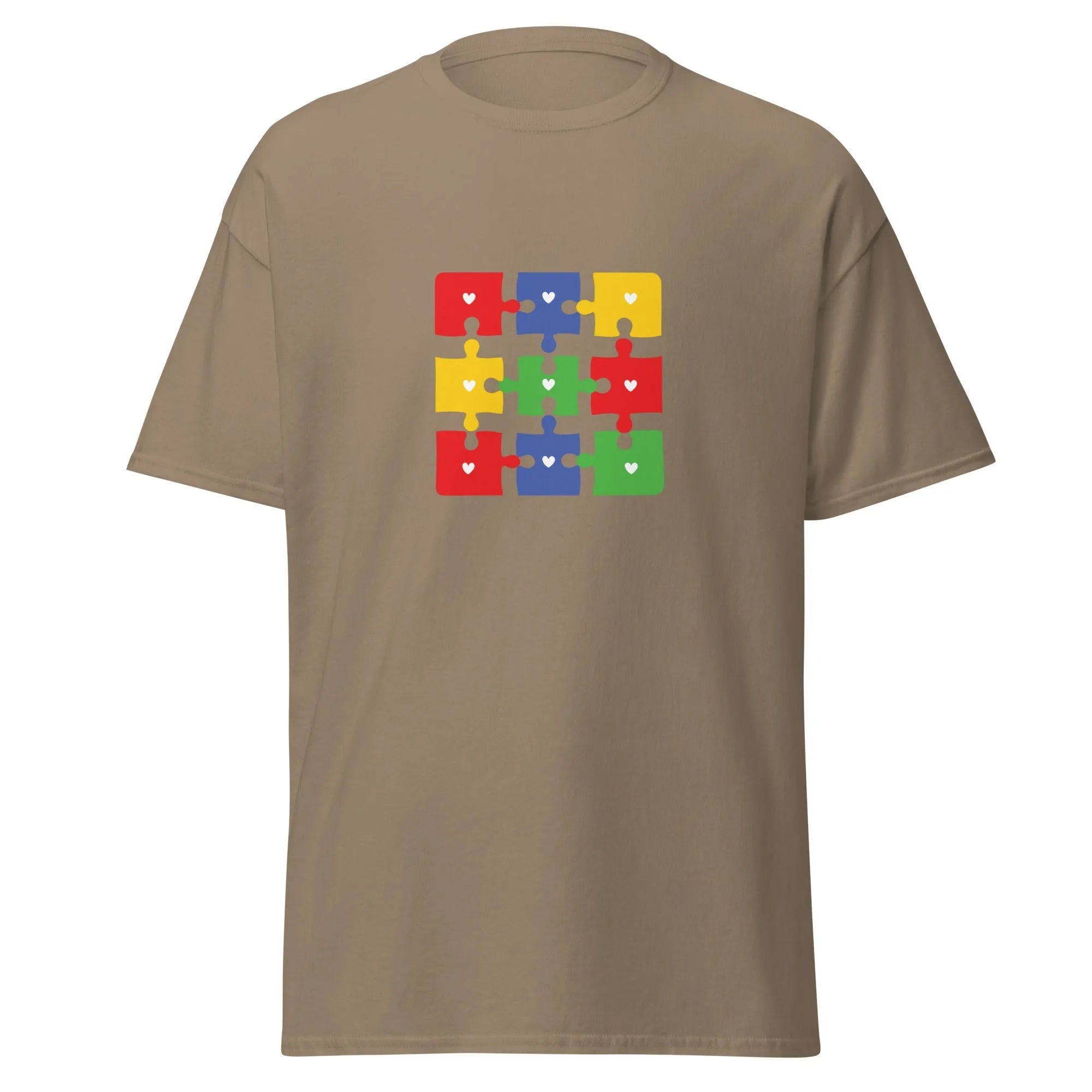Autism Jigsaw Mens Custom T Shirt - Kicks Shoelaces