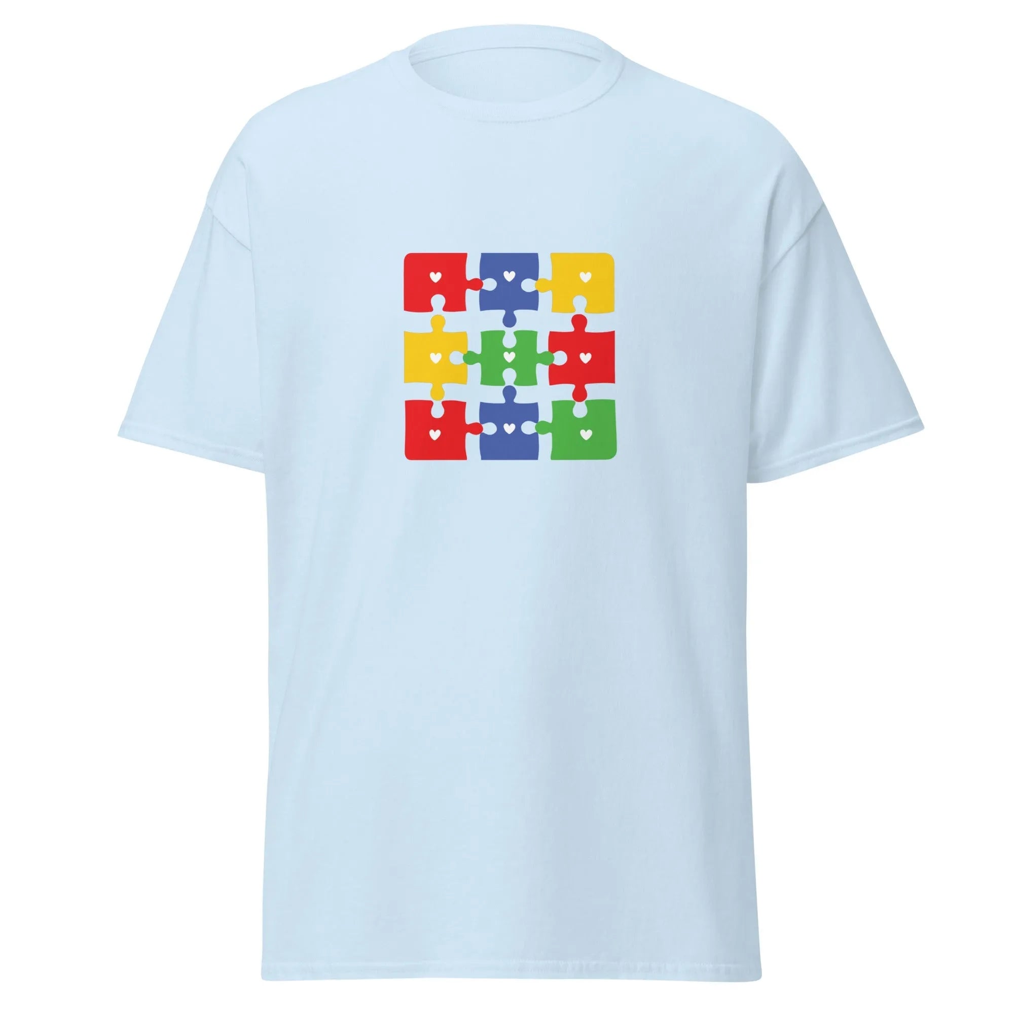 Autism Jigsaw Mens Custom T Shirt - Kicks Shoelaces