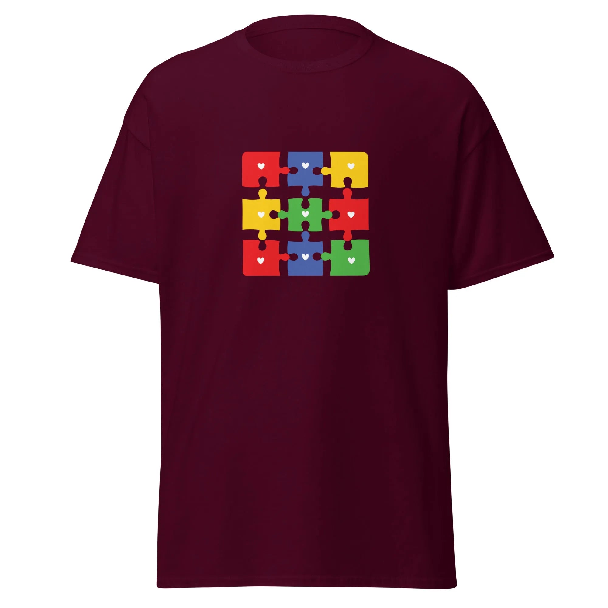 Autism Jigsaw Mens Custom T Shirt - Kicks Shoelaces