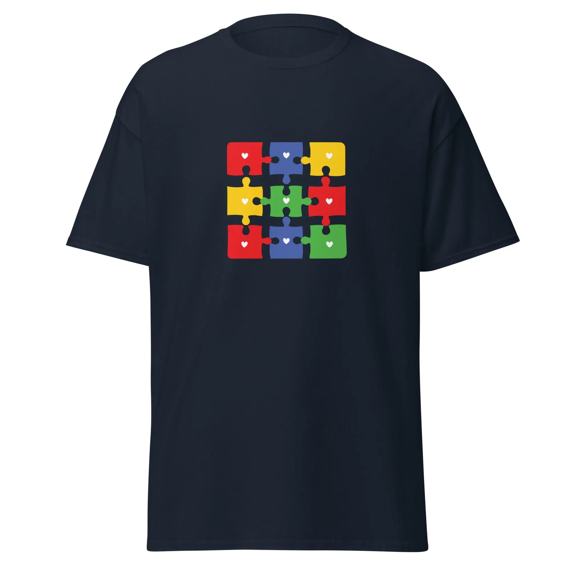 Autism Jigsaw Mens Custom T Shirt - Kicks Shoelaces