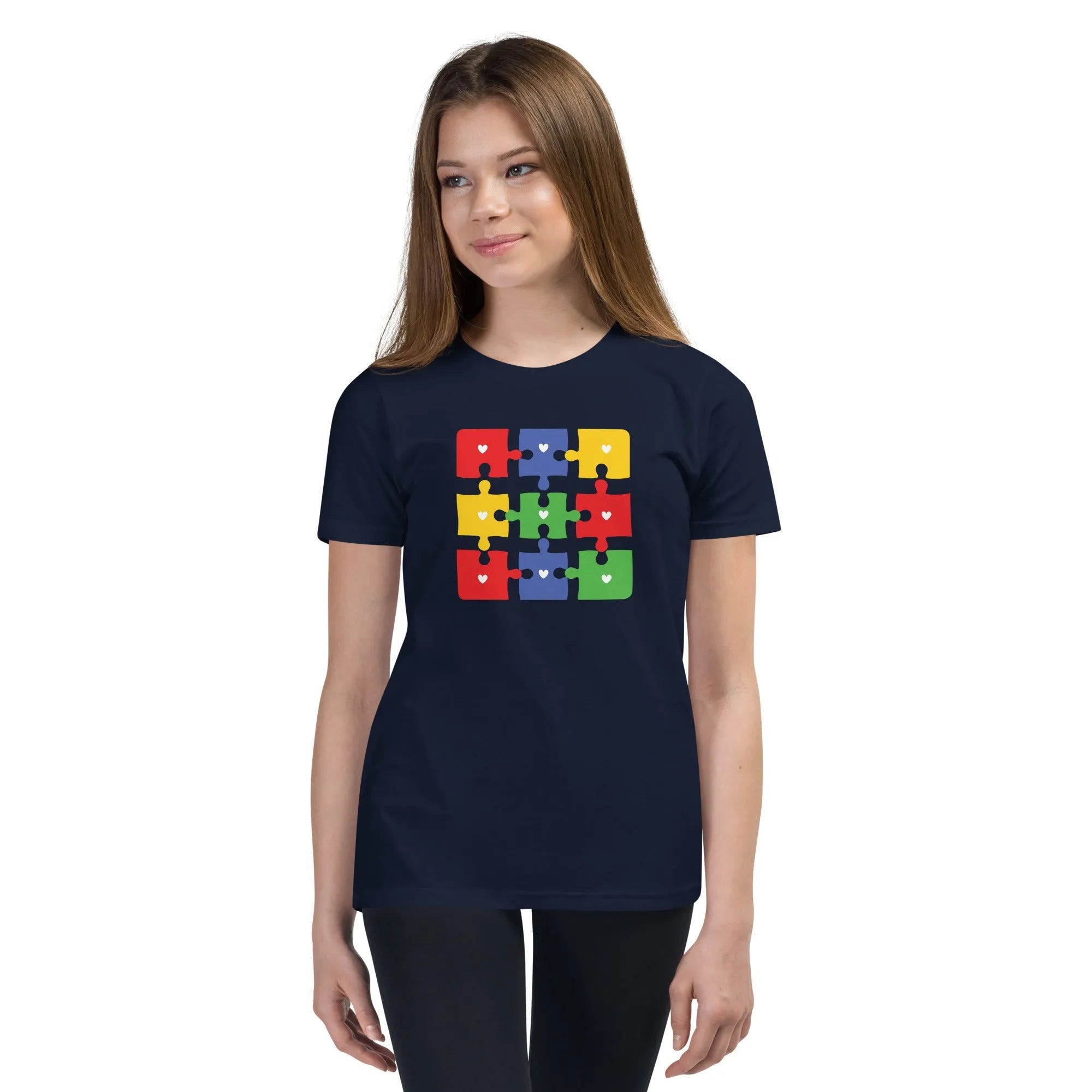 Autism Jigsaw Youth Graphic Tees - Kicks Shoelaces