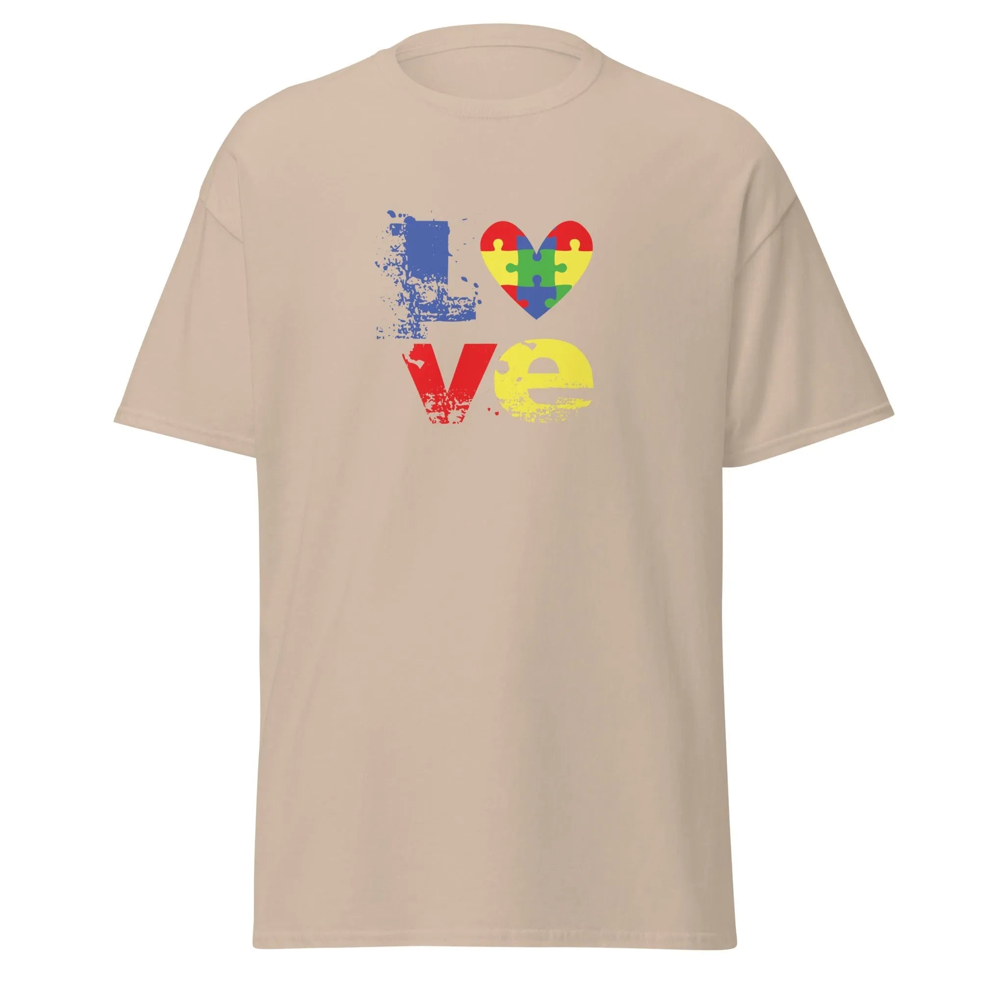 Autism Love Mens Custom T Shirt - Kicks Shoelaces