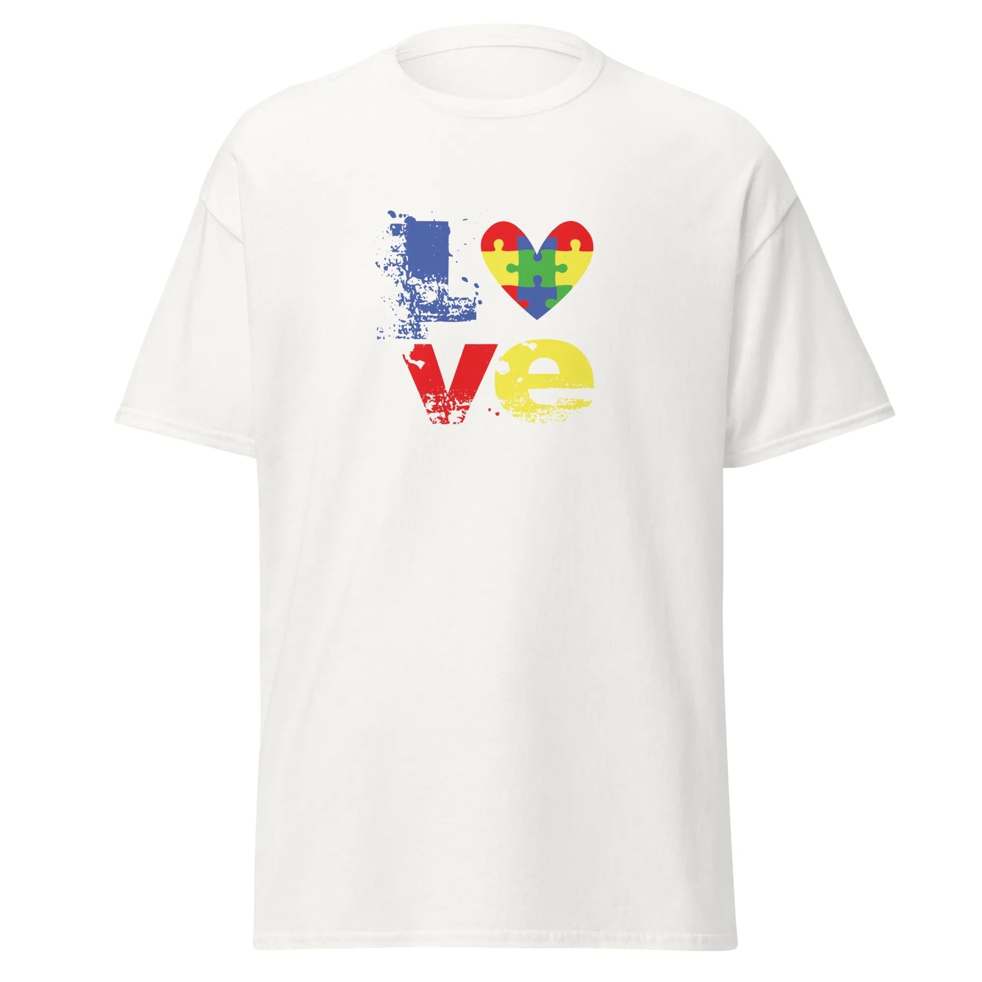 Autism Love Mens Custom T Shirt - Kicks Shoelaces