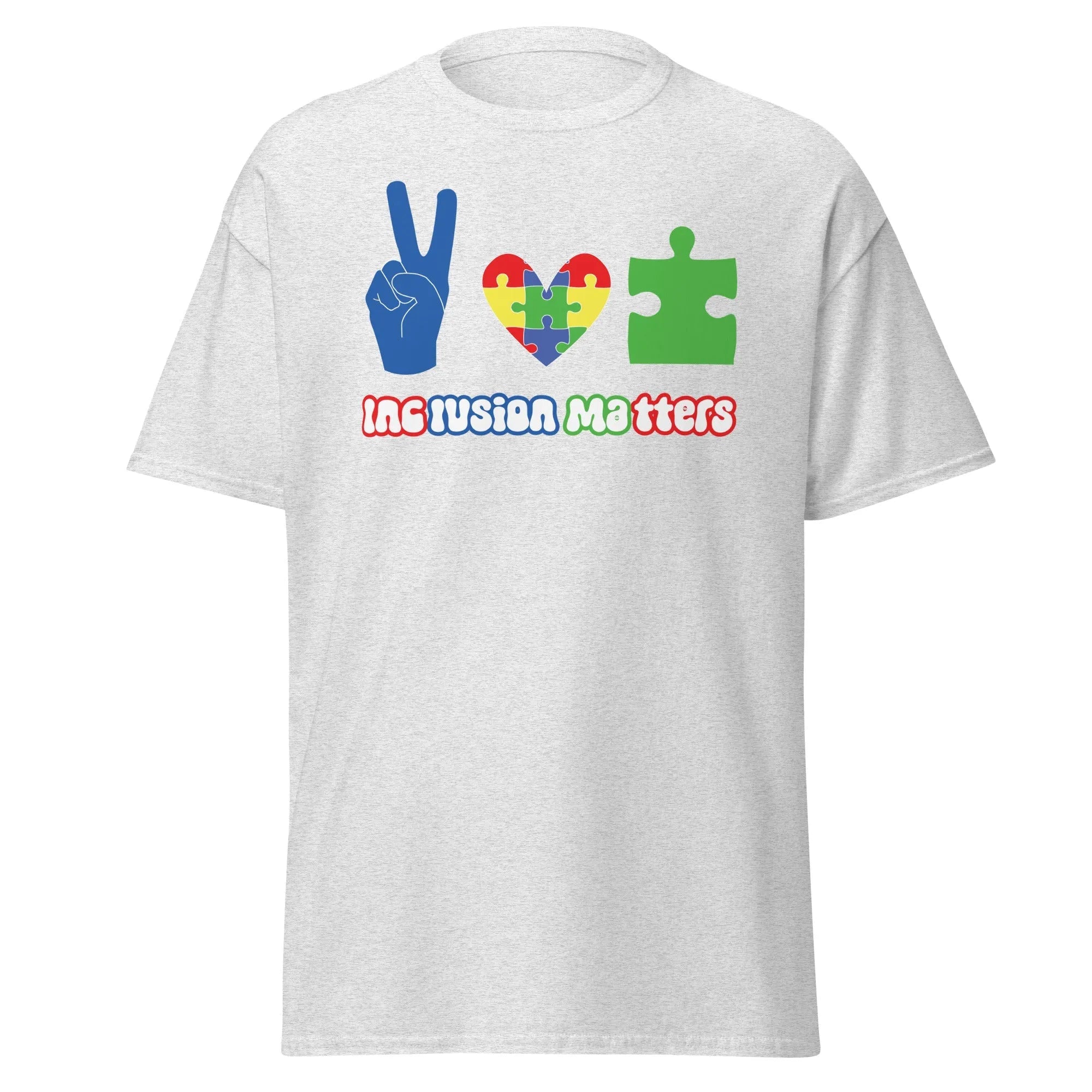 Autism Peace Mens Custom T Shirt - Kicks Shoelaces