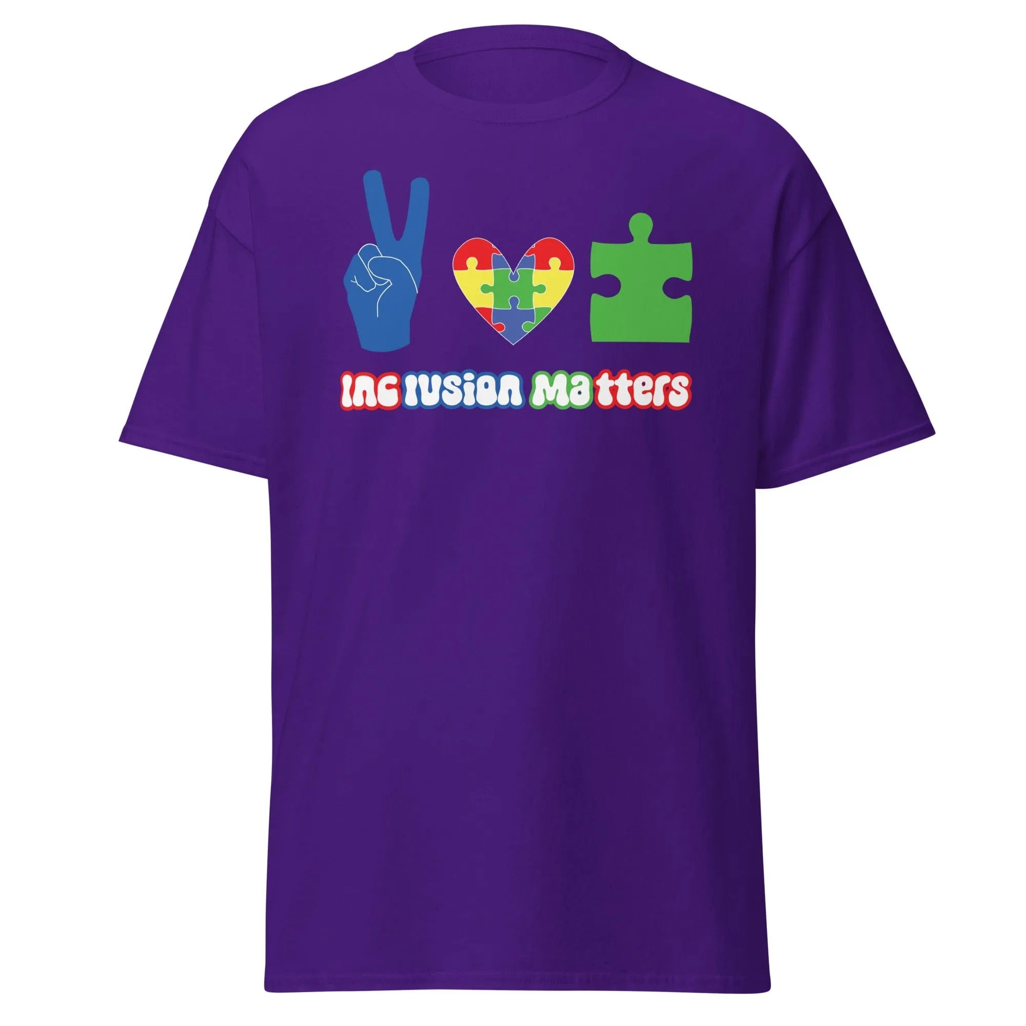 Autism Peace Mens Custom T Shirt - Kicks Shoelaces