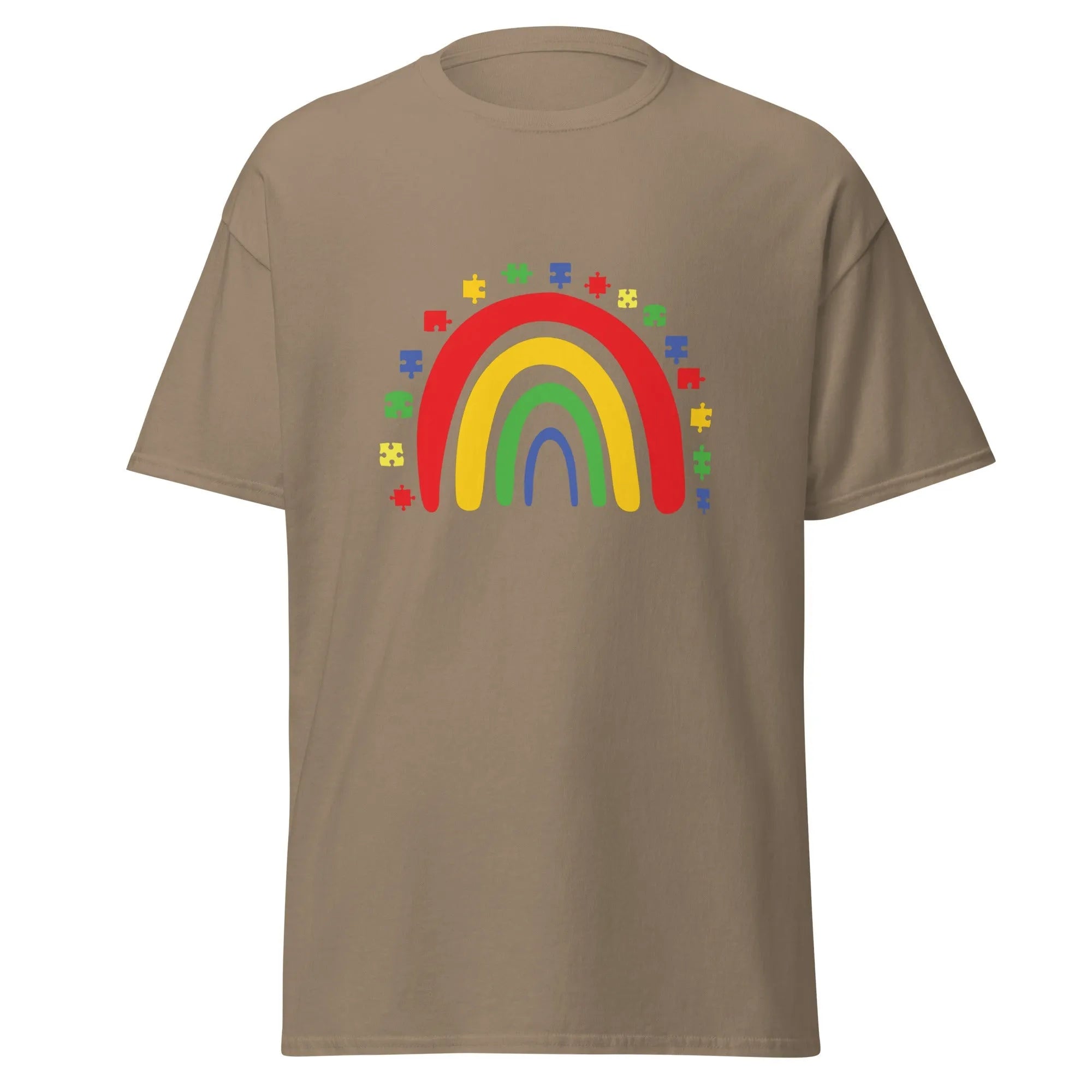 Autism Rainbow Mens Custom T Shirt - Kicks Shoelaces
