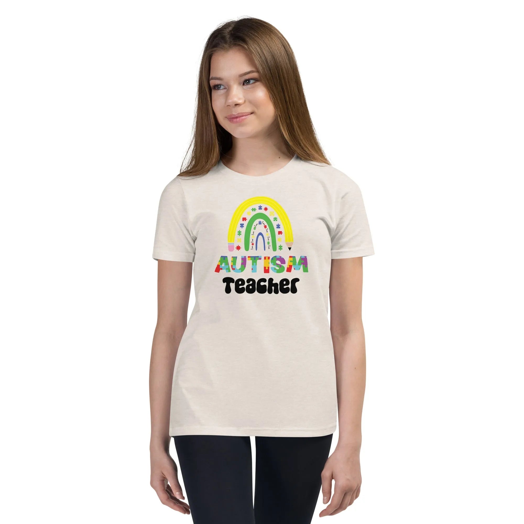 Autism Teacher Youth Graphic Tees - Kicks Shoelaces