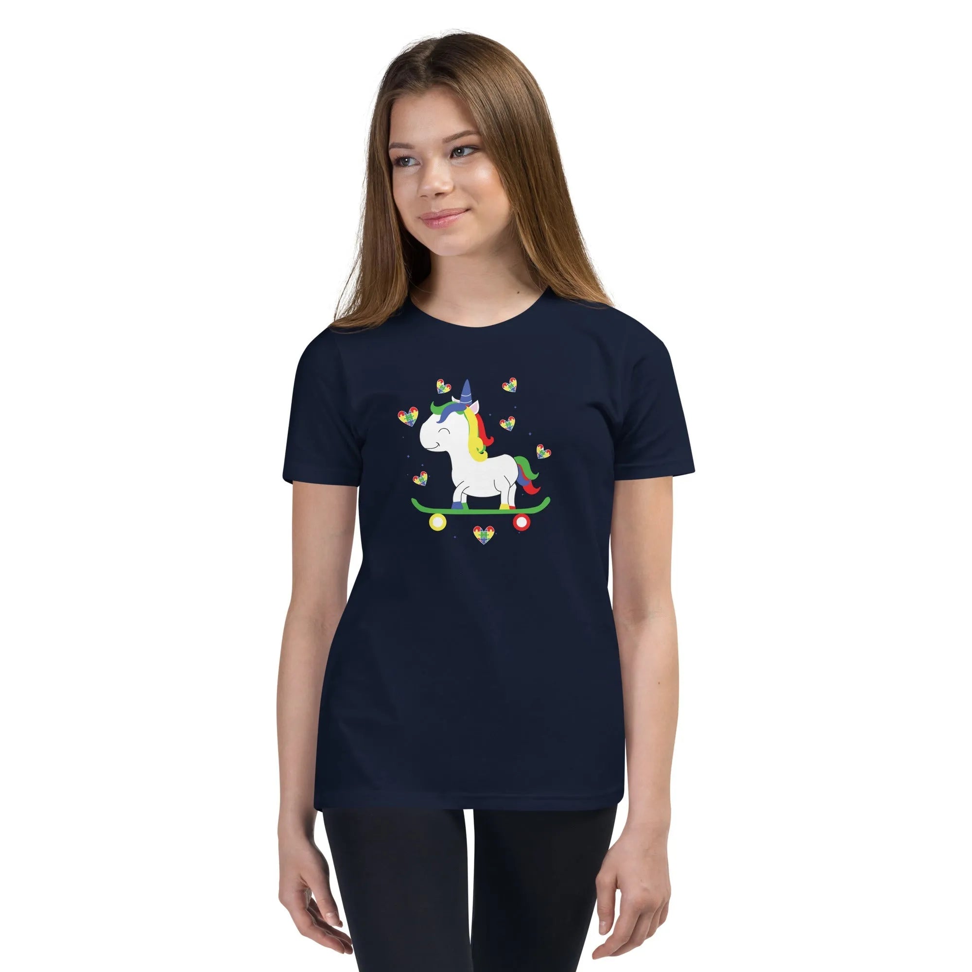 Autism Unicorn Youth Graphic Tees - Kicks Shoelaces