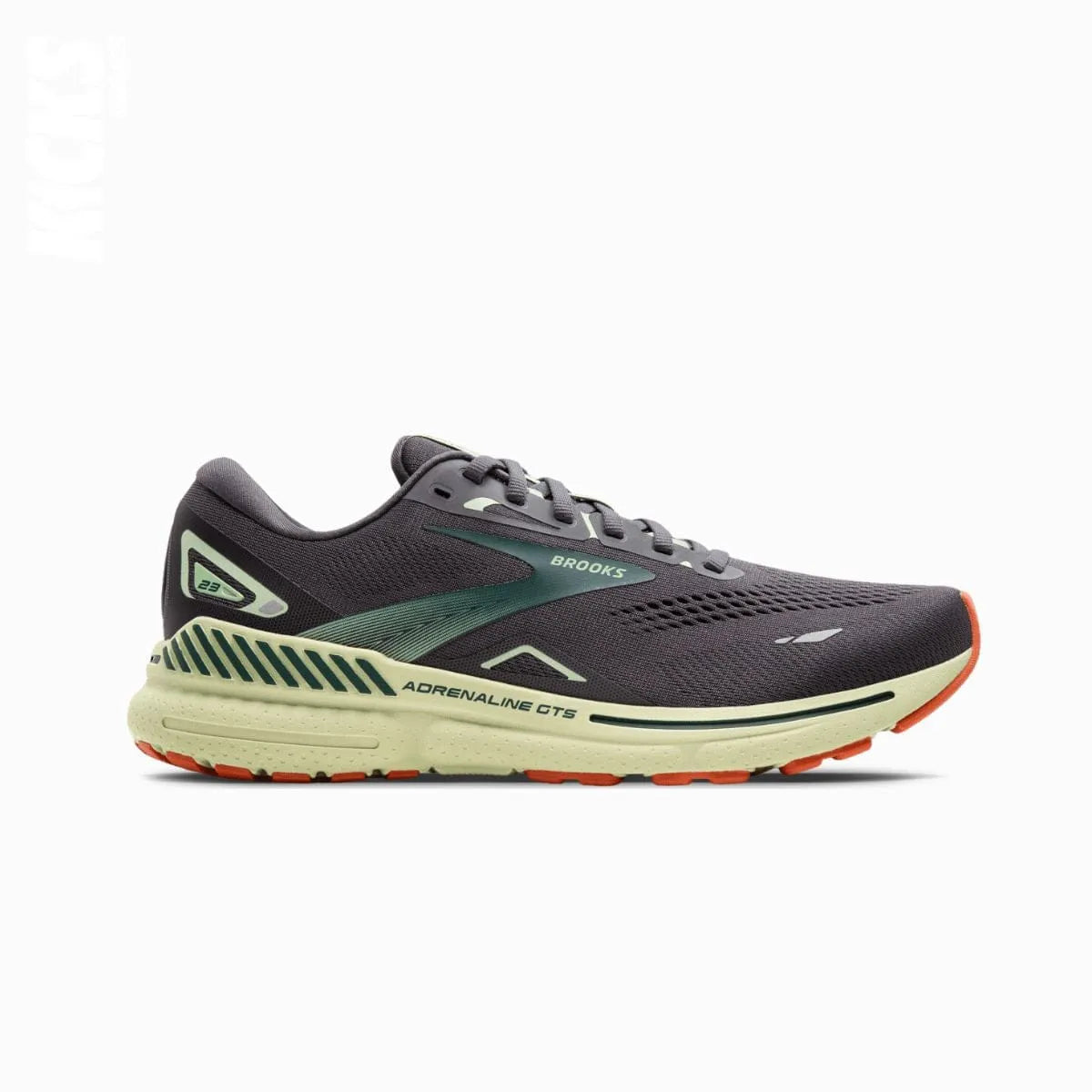 Replacement shoelaces for Brooks Adrenaline GTS 23 running shoes, supportive, durable laces for added comfort and stability by Kicks Shoelaces.