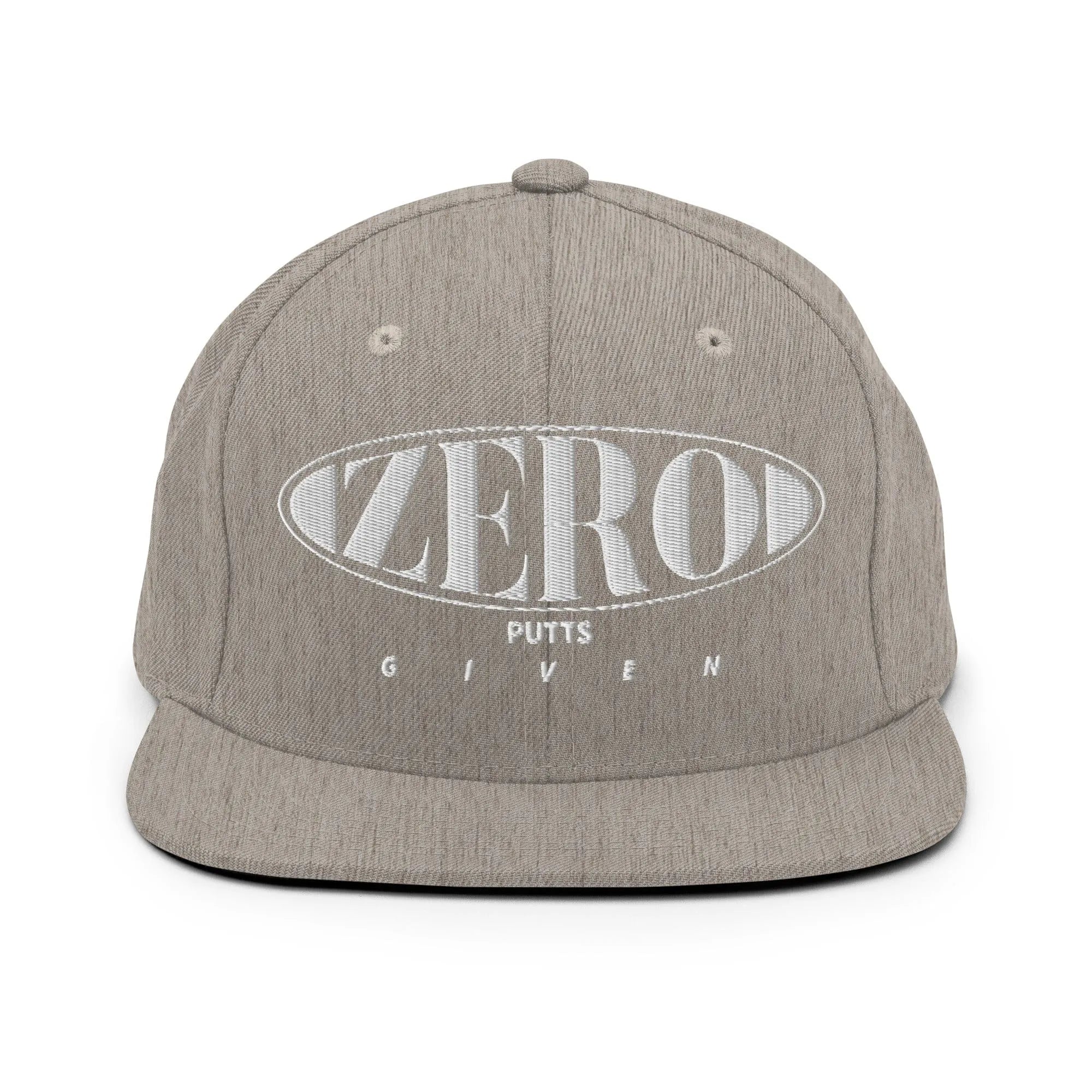 Zero Putts Given Golf Snapback Hat