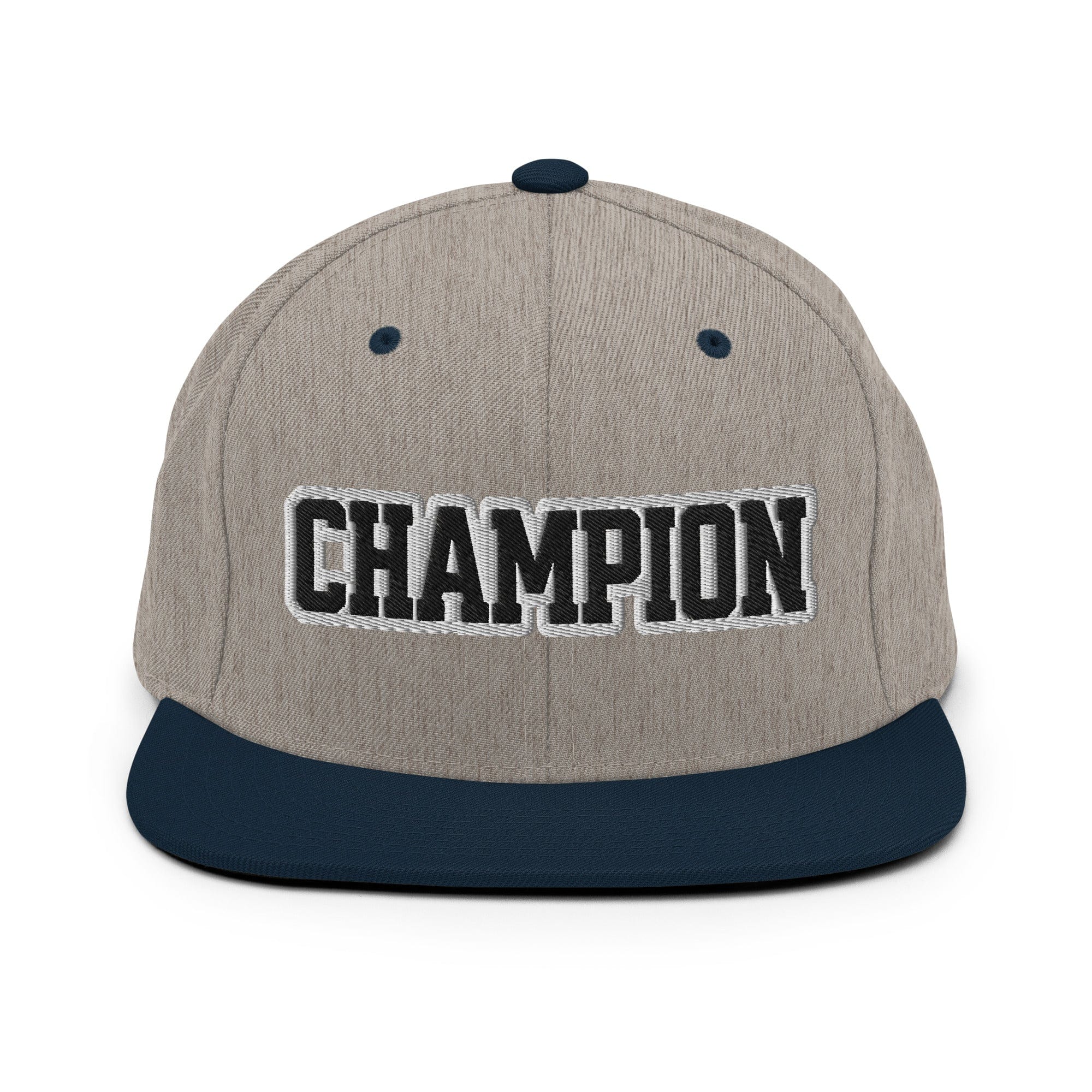 Champion Golf Snapback Hat Funny Hats Heather Grey Navy One Size Fits All Funny Golf Hats Embroidered