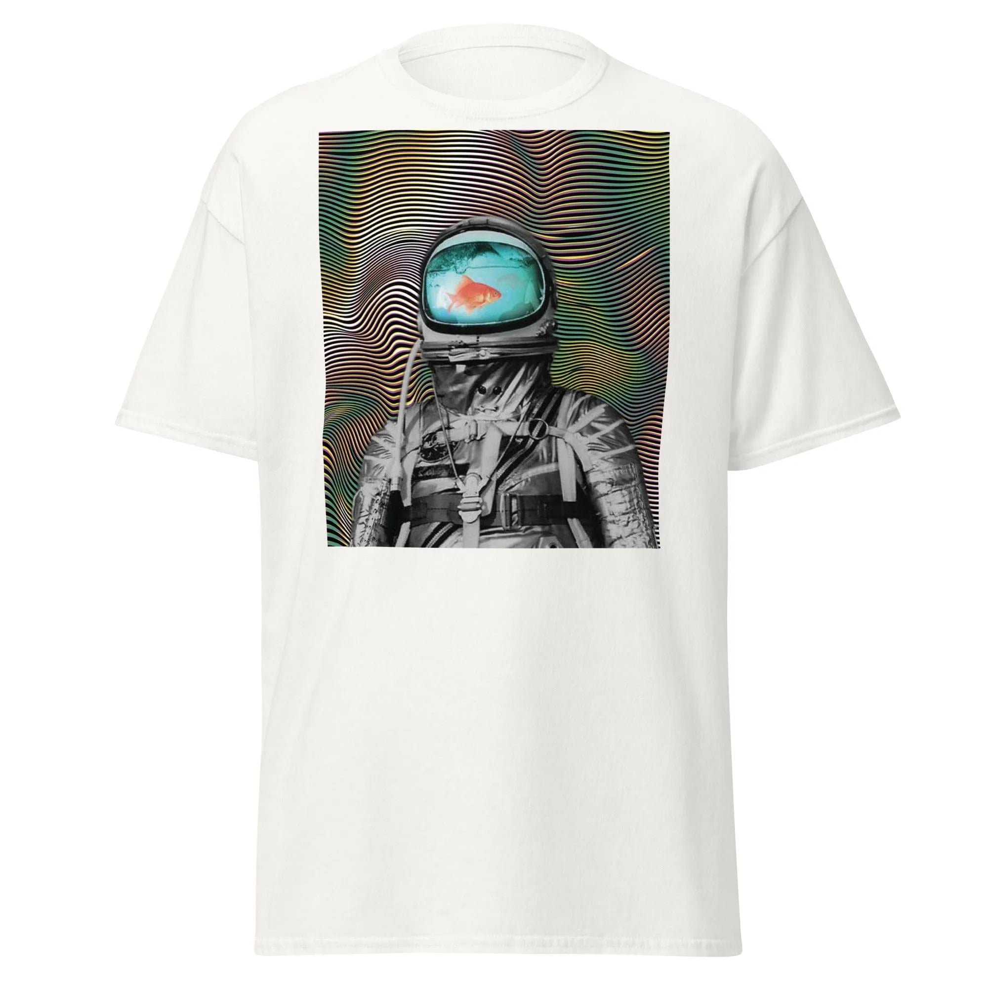 Cosmic Fishbowl Mens Graphic Space Tee - Kicks Shoelaces
