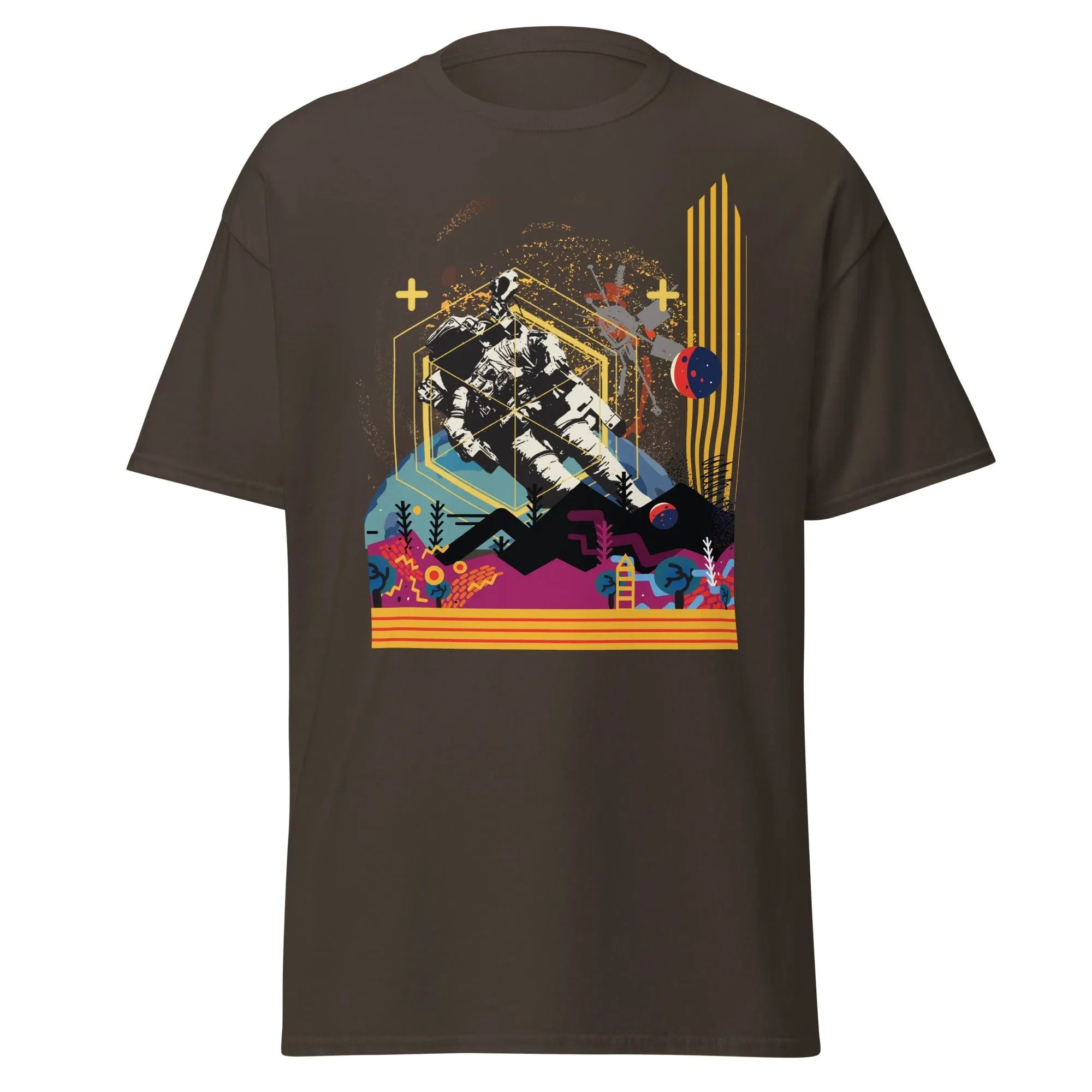 Cosmic Frontier Mens Graphic Space Tee - Kicks Shoelaces