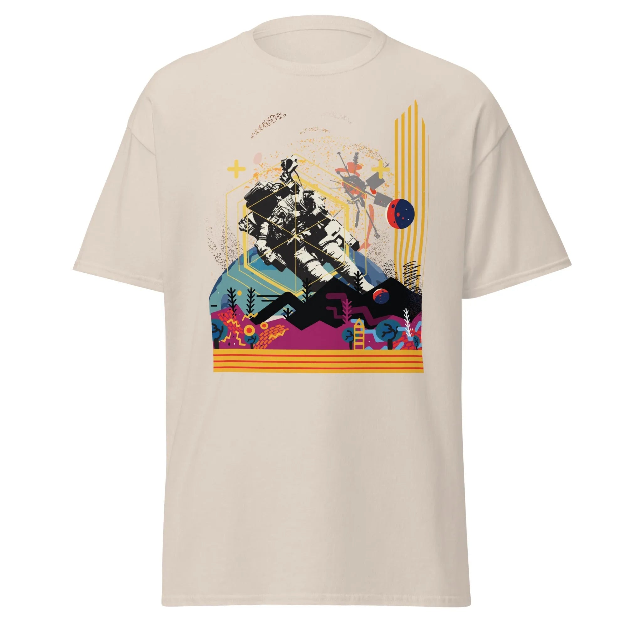 Cosmic Frontier Mens Graphic Space Tee - Kicks Shoelaces