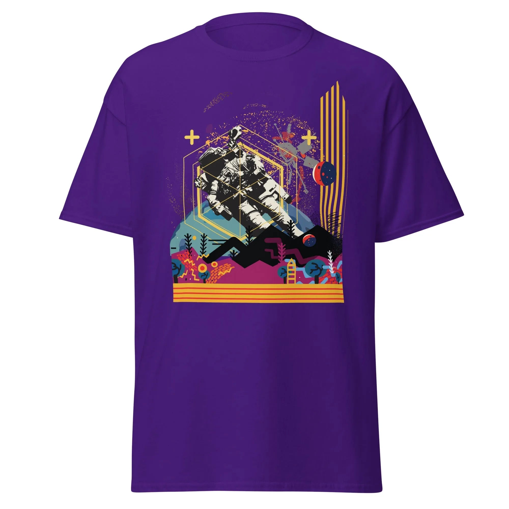 Cosmic Frontier Mens Graphic Space Tee - Kicks Shoelaces