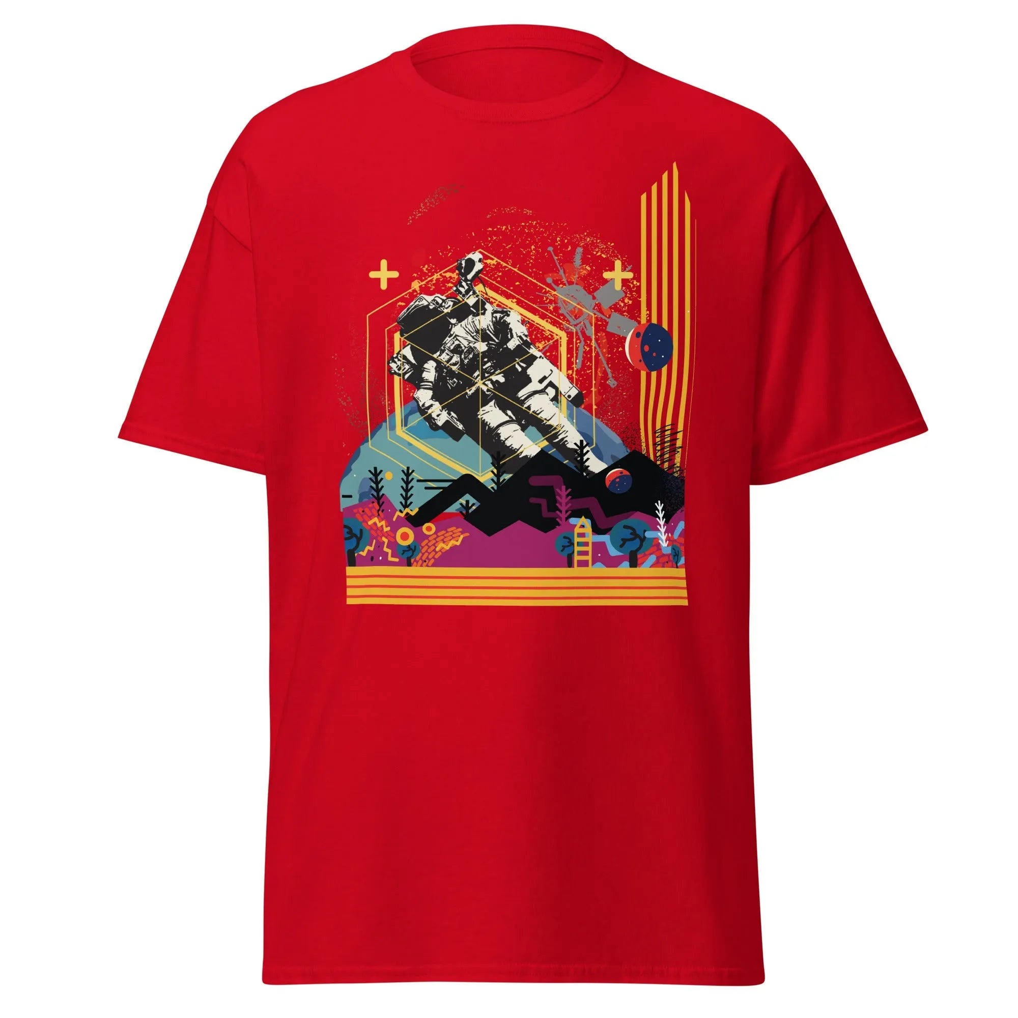 Cosmic Frontier Mens Graphic Space Tee - Kicks Shoelaces
