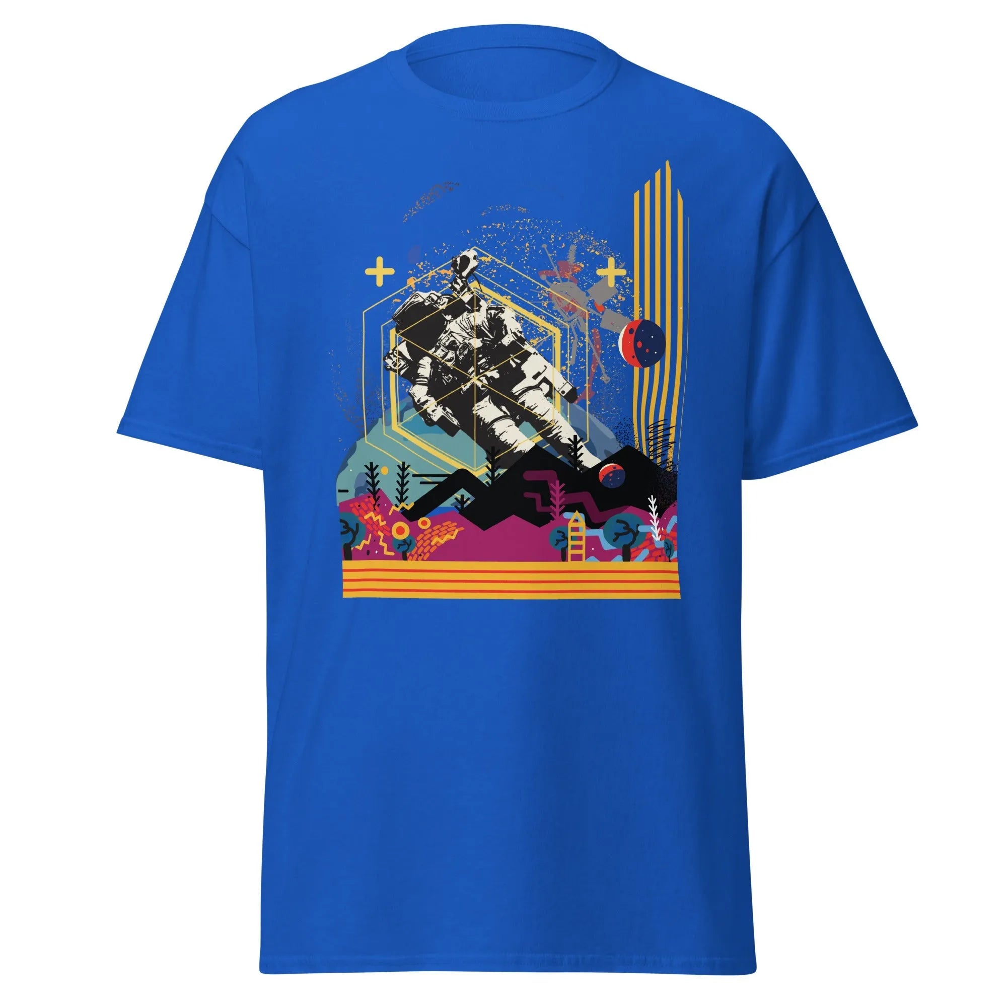 Cosmic Frontier Mens Graphic Space Tee - Kicks Shoelaces