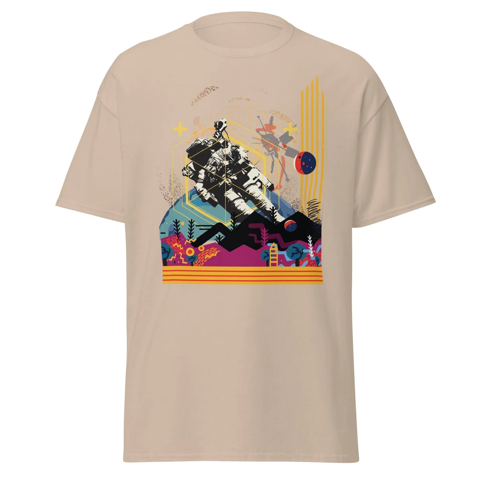 Cosmic Frontier Mens Graphic Space Tee - Kicks Shoelaces