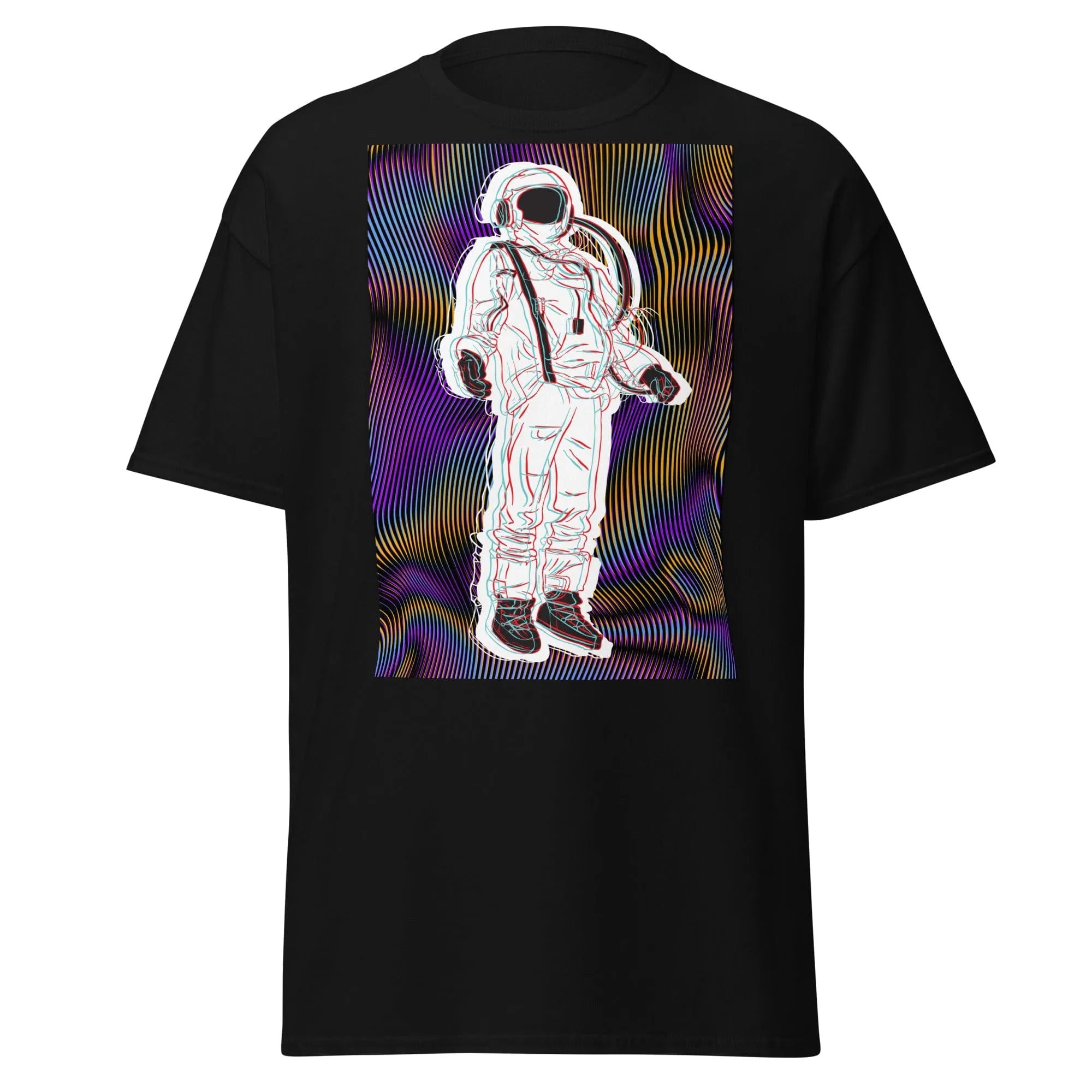 Cosmic Vibes Mens Graphic Space Tee - Kicks Shoelaces