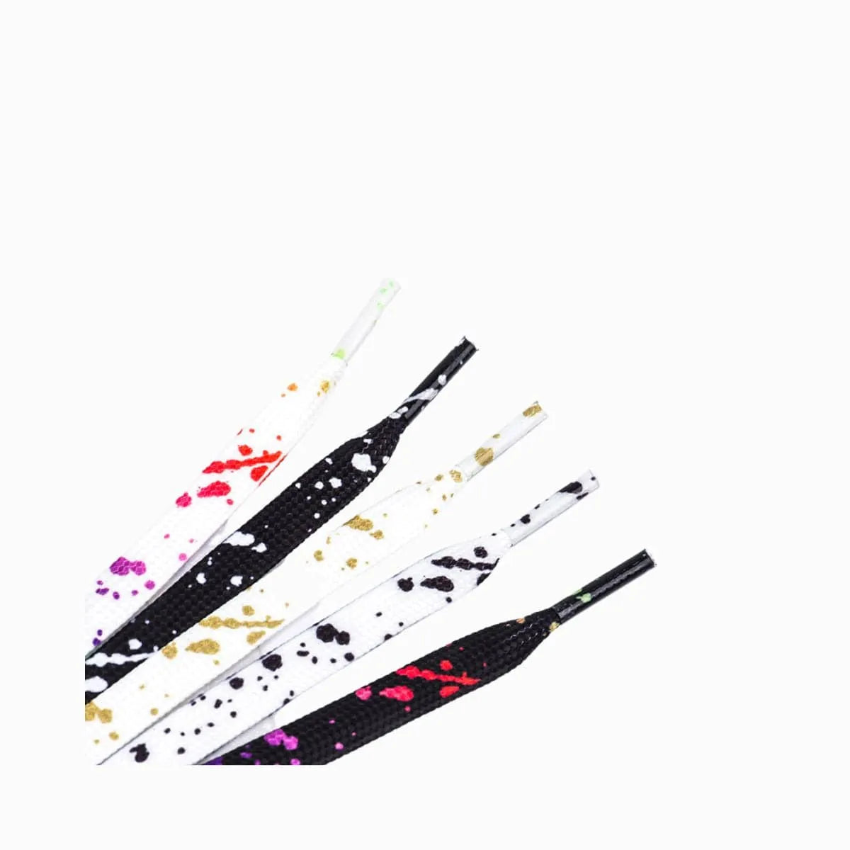 White Smoke Personalized Custom Print Shoelaces