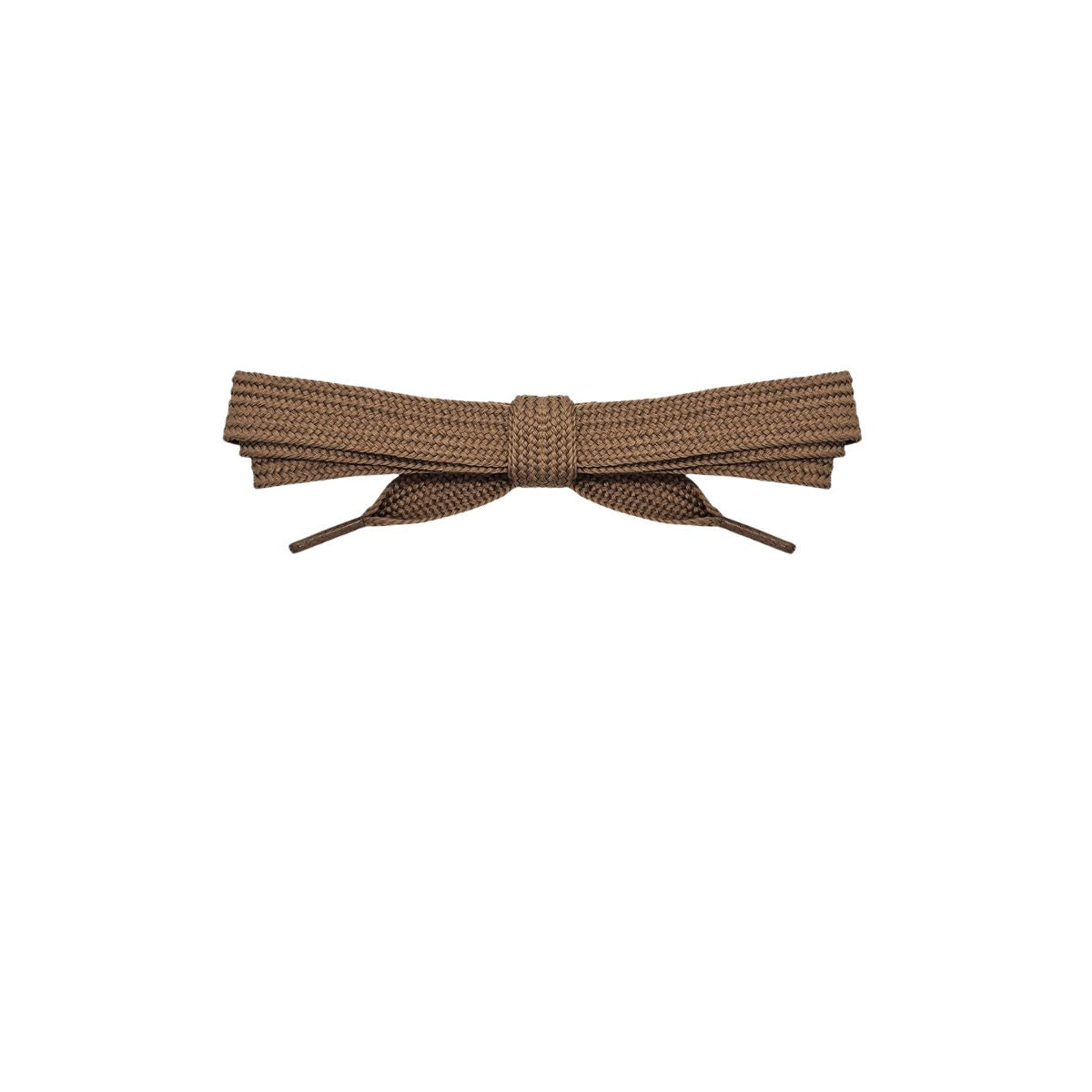 Earth brown 15mm wide classic fat shoelaces, thick skate sneaker laces by Kicks Shoelaces