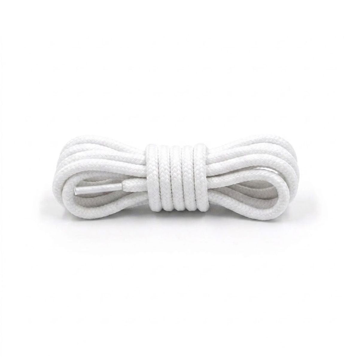 White replacement laces for ECCO golf shoes, round shoelaces by Kicks Shoelaces