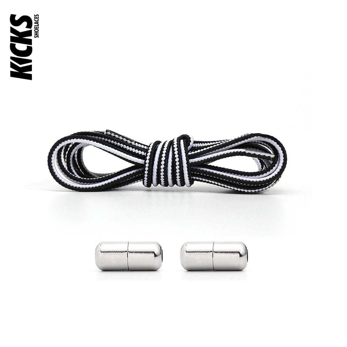 black, white, boot, laces