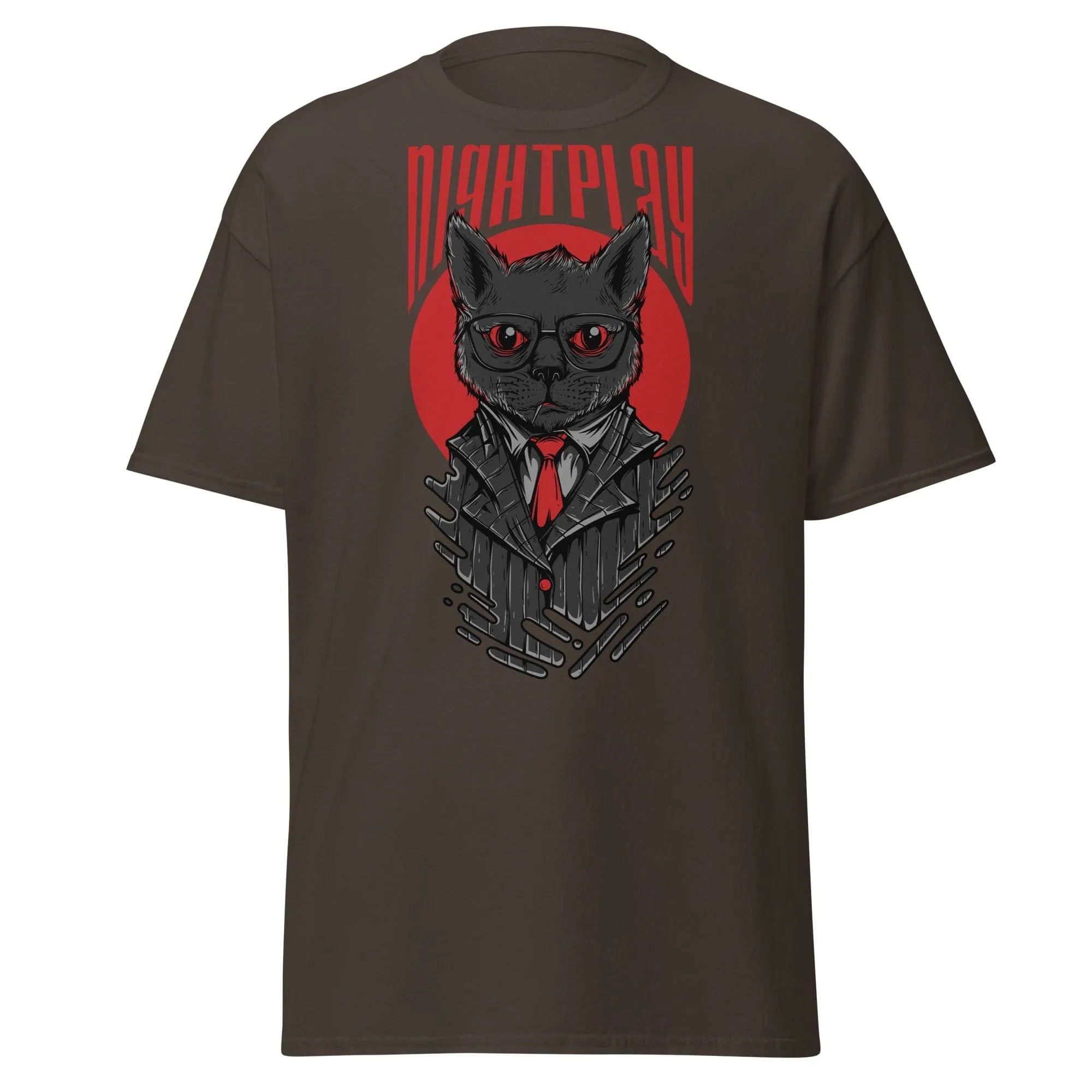 Feline Night Prowler Mens Graphic Tee - Kicks Shoelaces